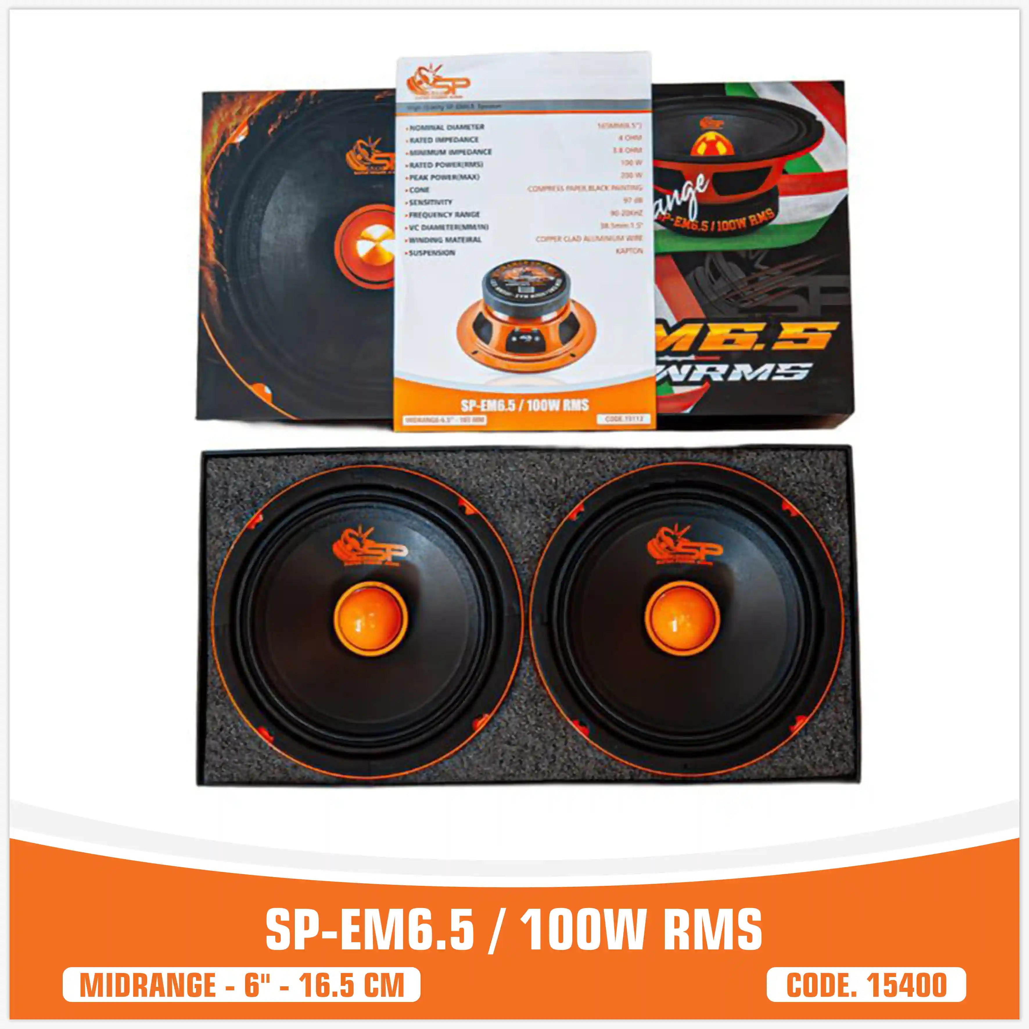 SP-EM 6.5 - 100W RMS (PREZZO DELLA COPPIA)
