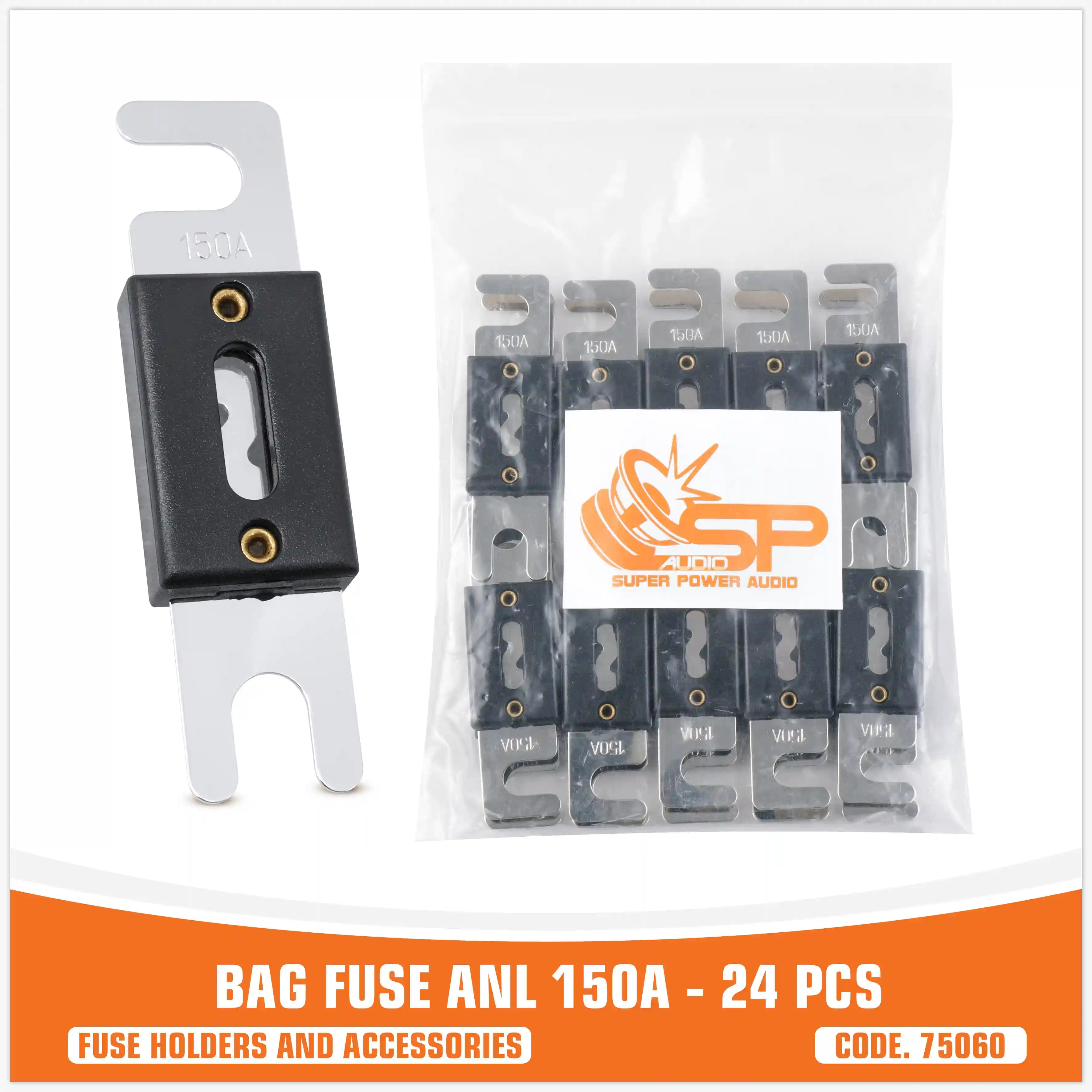 SP ANL 150A CONFEZIONE FUSIBILI ANL 24 PEZZI (PREZZO CONFEZIONE)