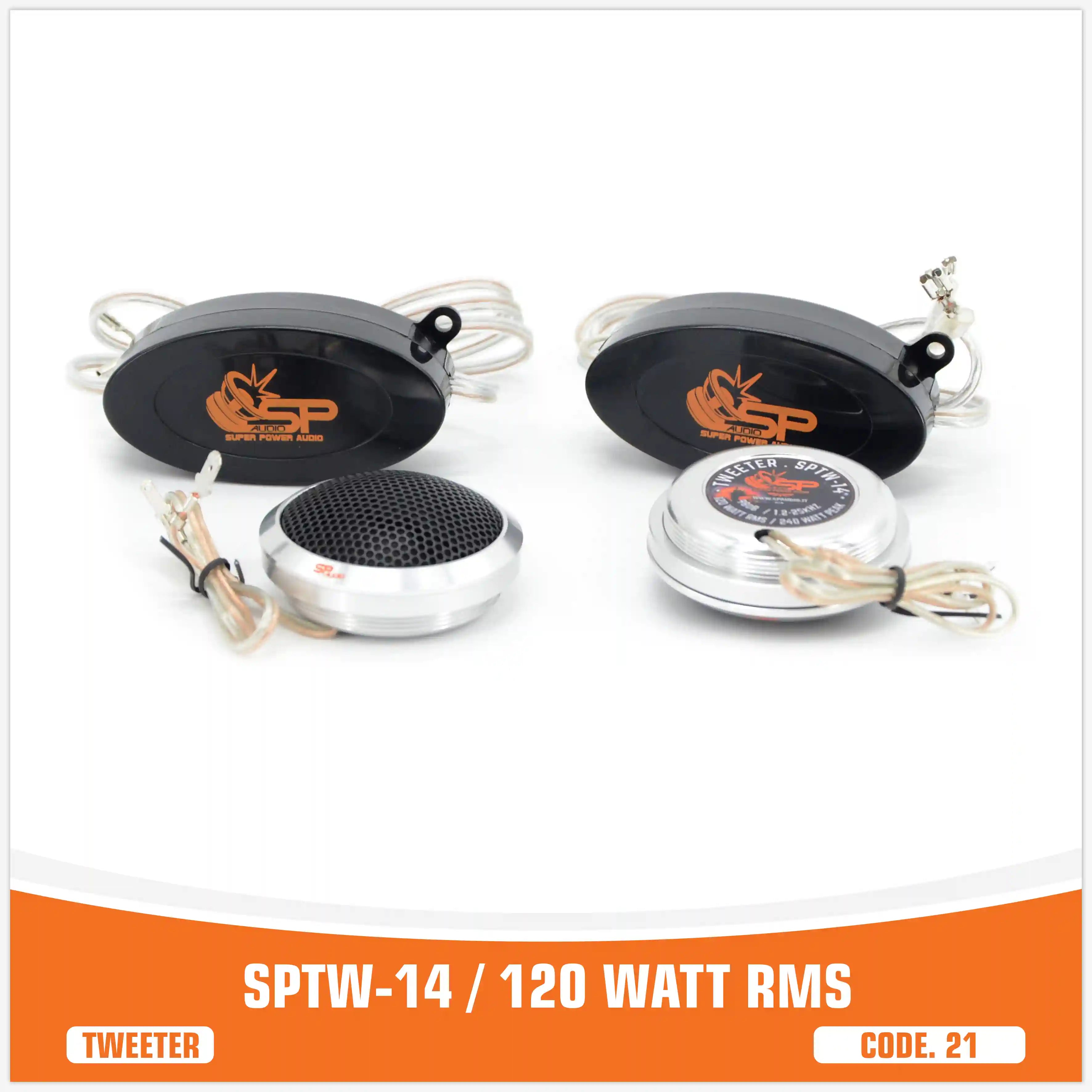 SP TW 14 ALUMINIUM TWEETER 120W RMS (PREZZO COPPIA)