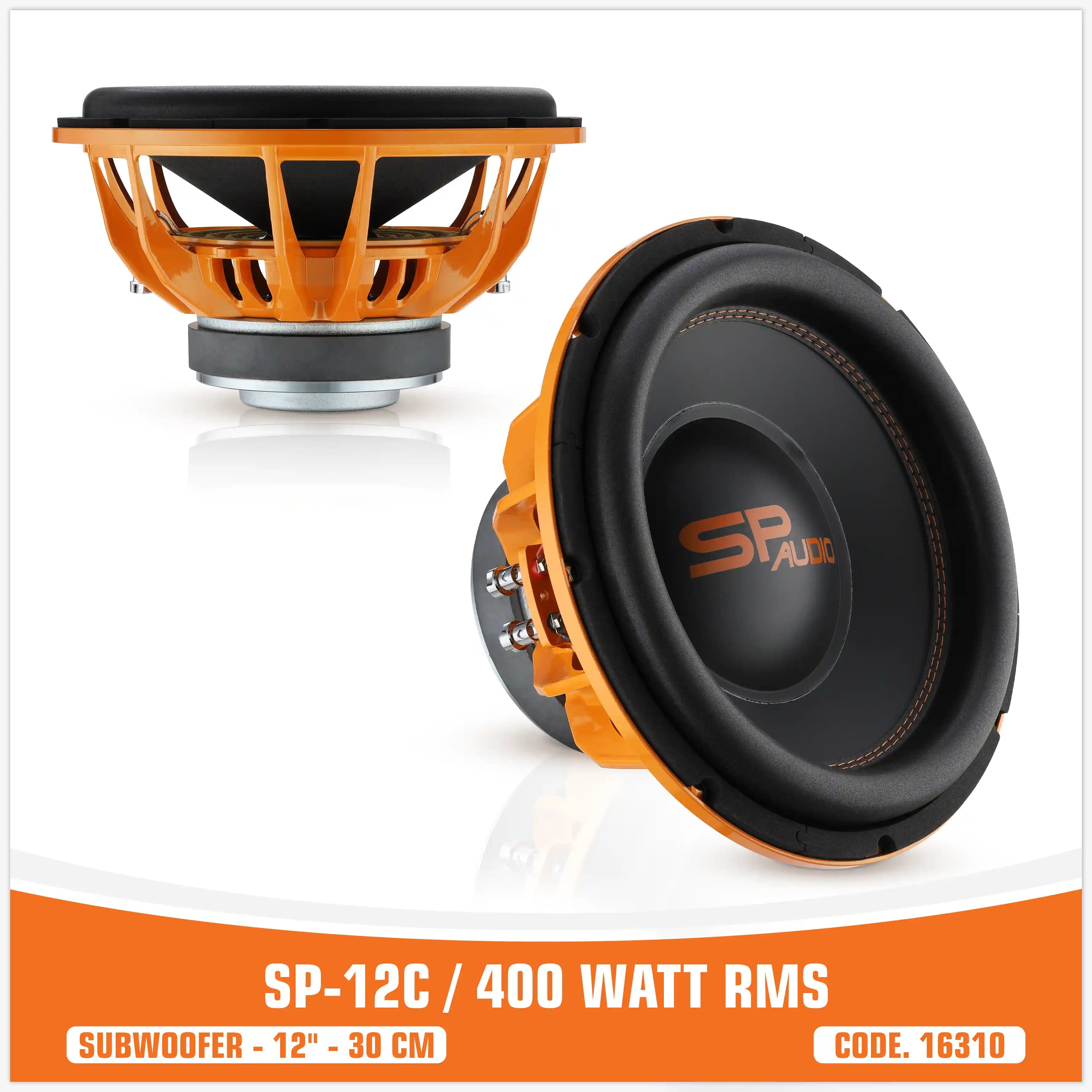 SP 12C SUBWOOFER 12"/30CM 400WATT RMS (PREZZO UNITARIO)