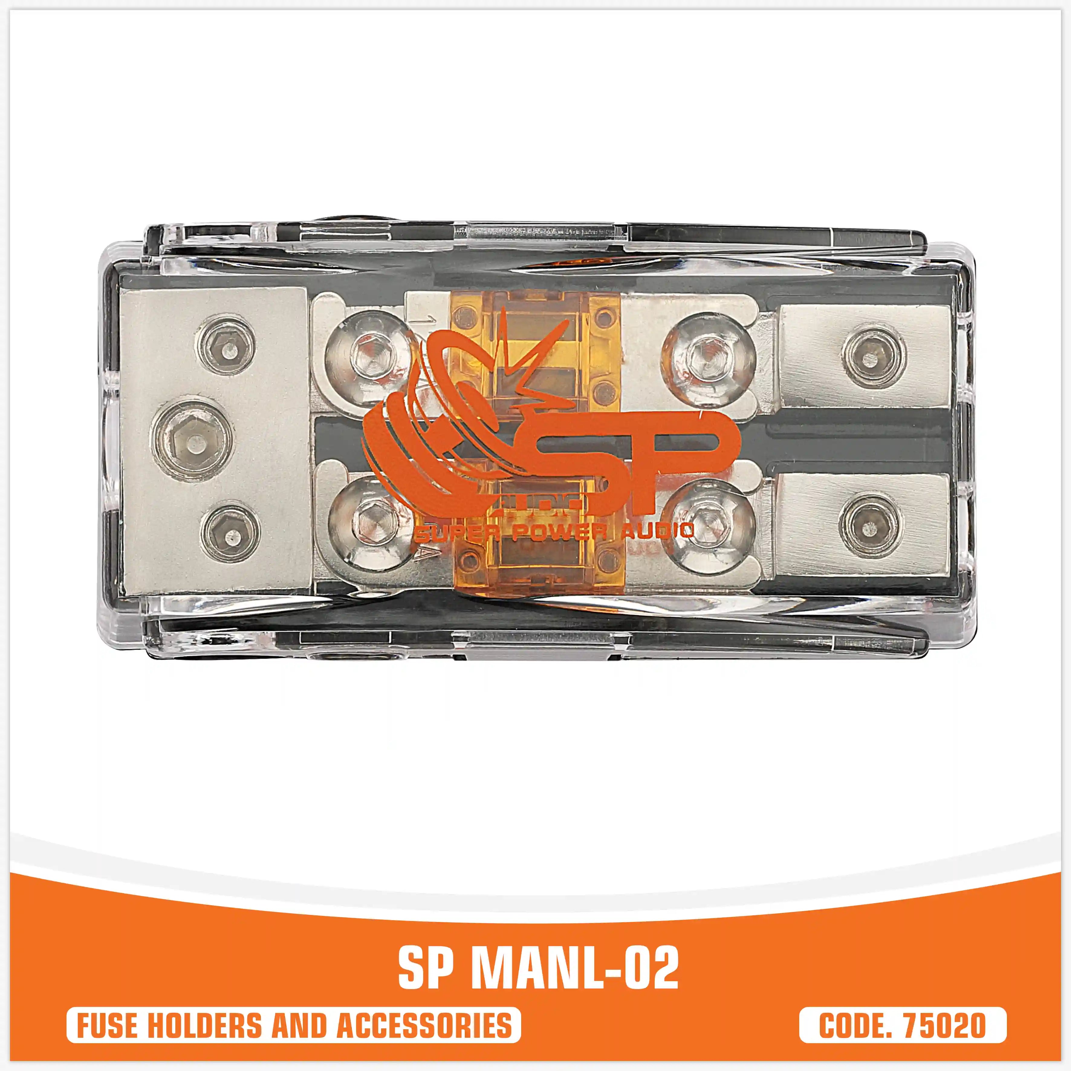 SP MAN 02 PORTAFUSIBILI 1X0GA + 2X4GA IN + 2X8GA OUT (PREZZO UNITARIO)