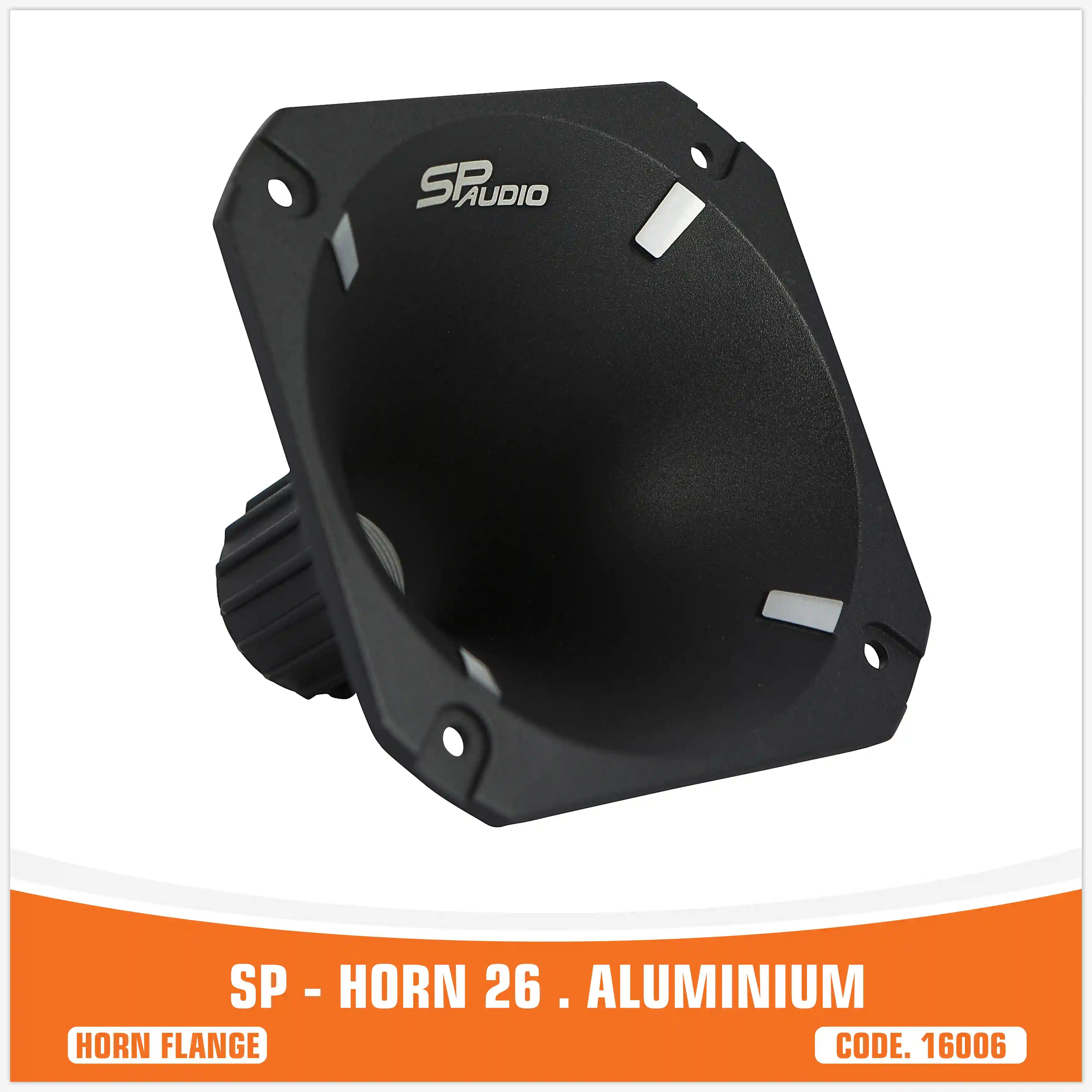 SP HORN 26 IN ALLUMINIO PER CONDUCENTE CON VITE (PREZZO UNITARIO)