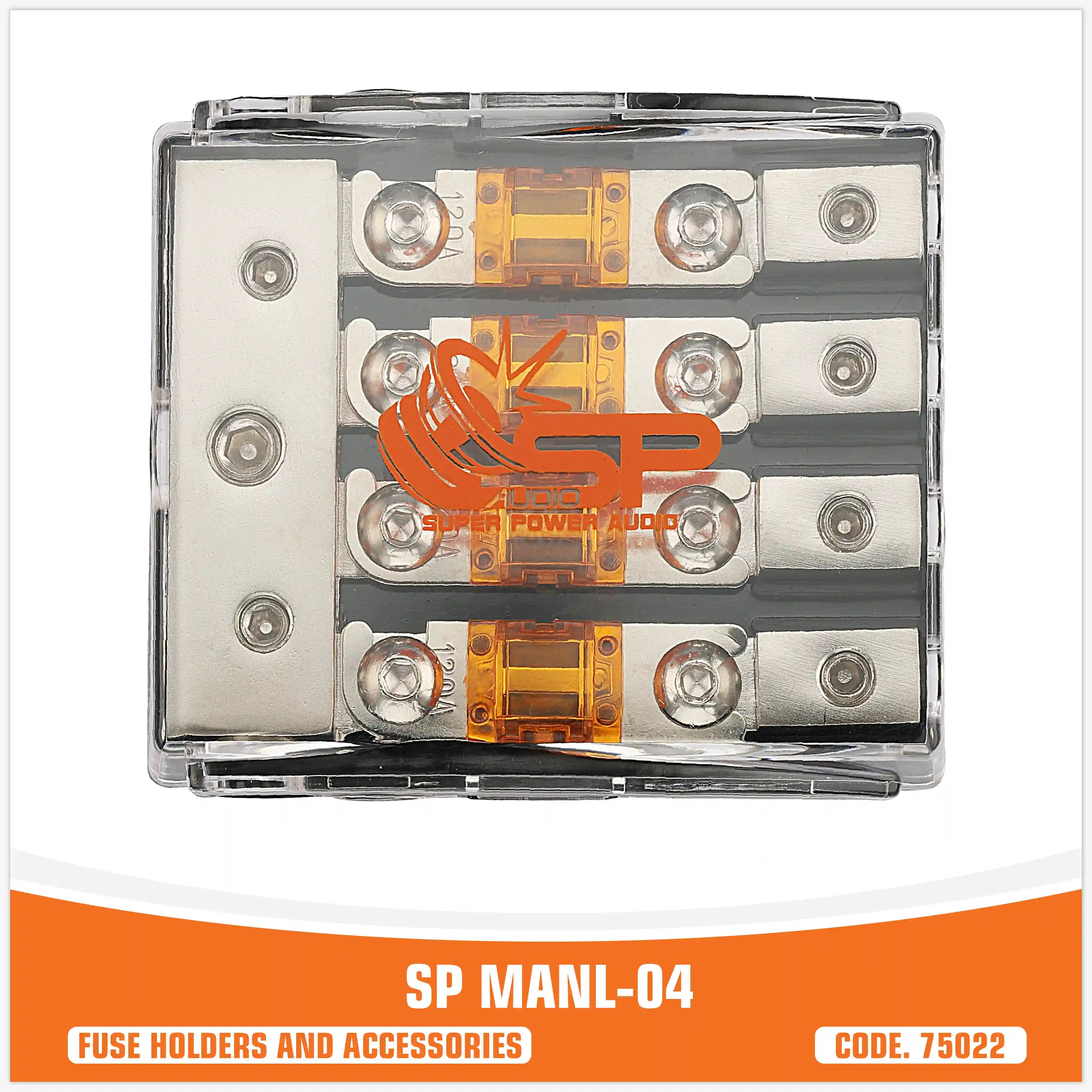 SP MAN 04 PORTAFUSIBILE 1X0 GA+2X4 GA IN+4X8 GA OUT (PREZZO SINGOLO)