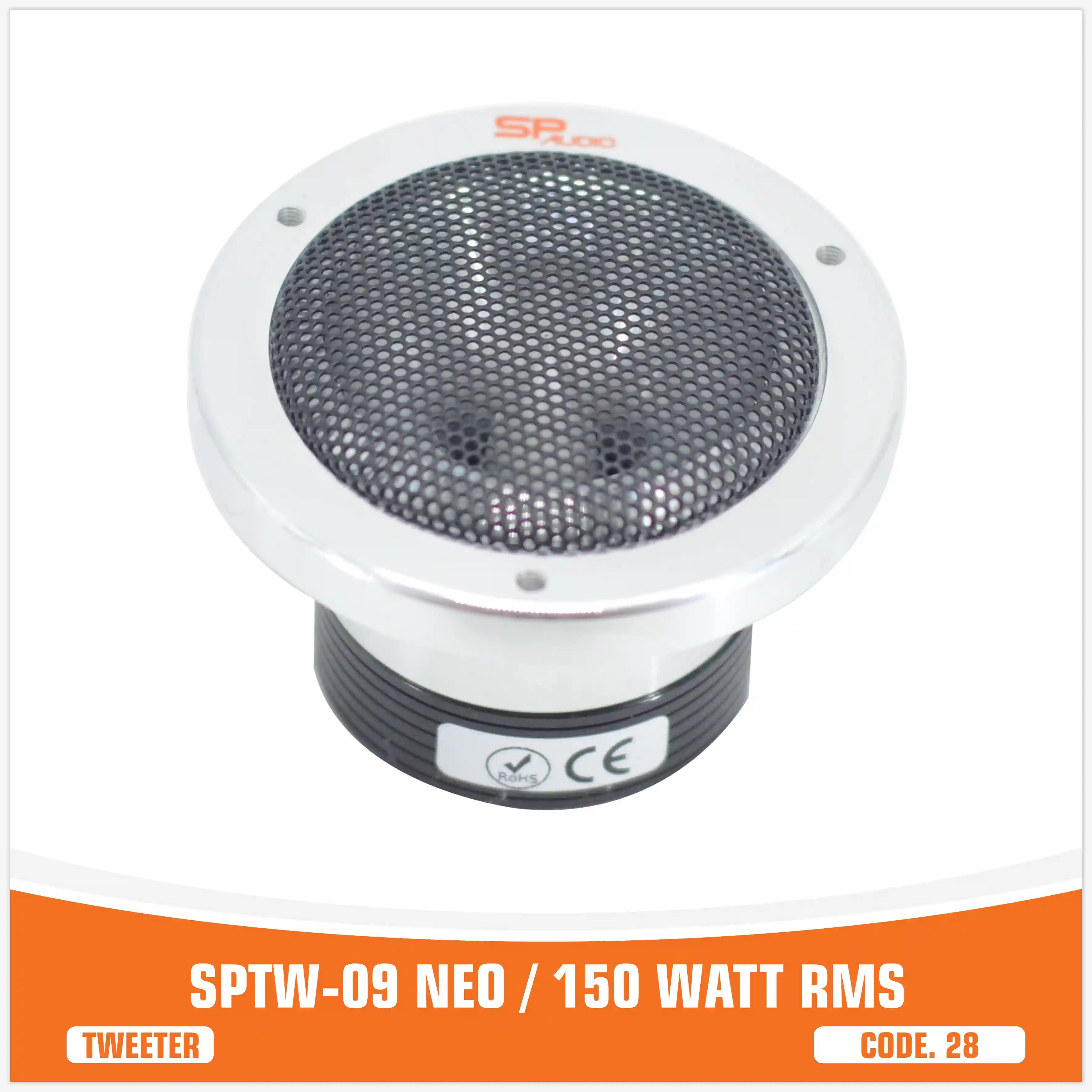 SP TW 09 NEO TWEETER BULLET MAGNETE AL NEODIMIO 150W RMS (PREZZO UNITARIO)