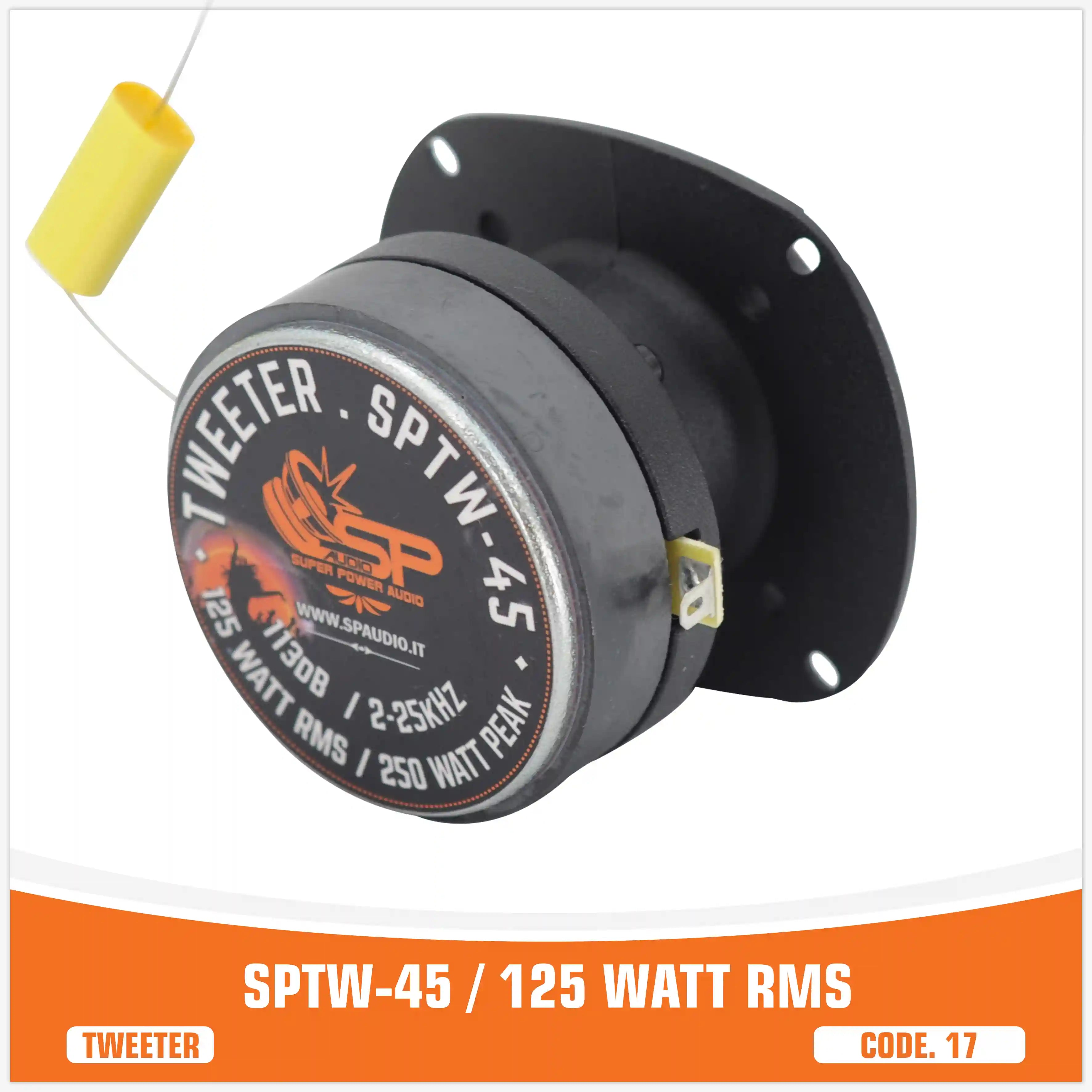 SP TW 45 TWEETER BULLET 125W RMS (PREZZO SINGOLO)
