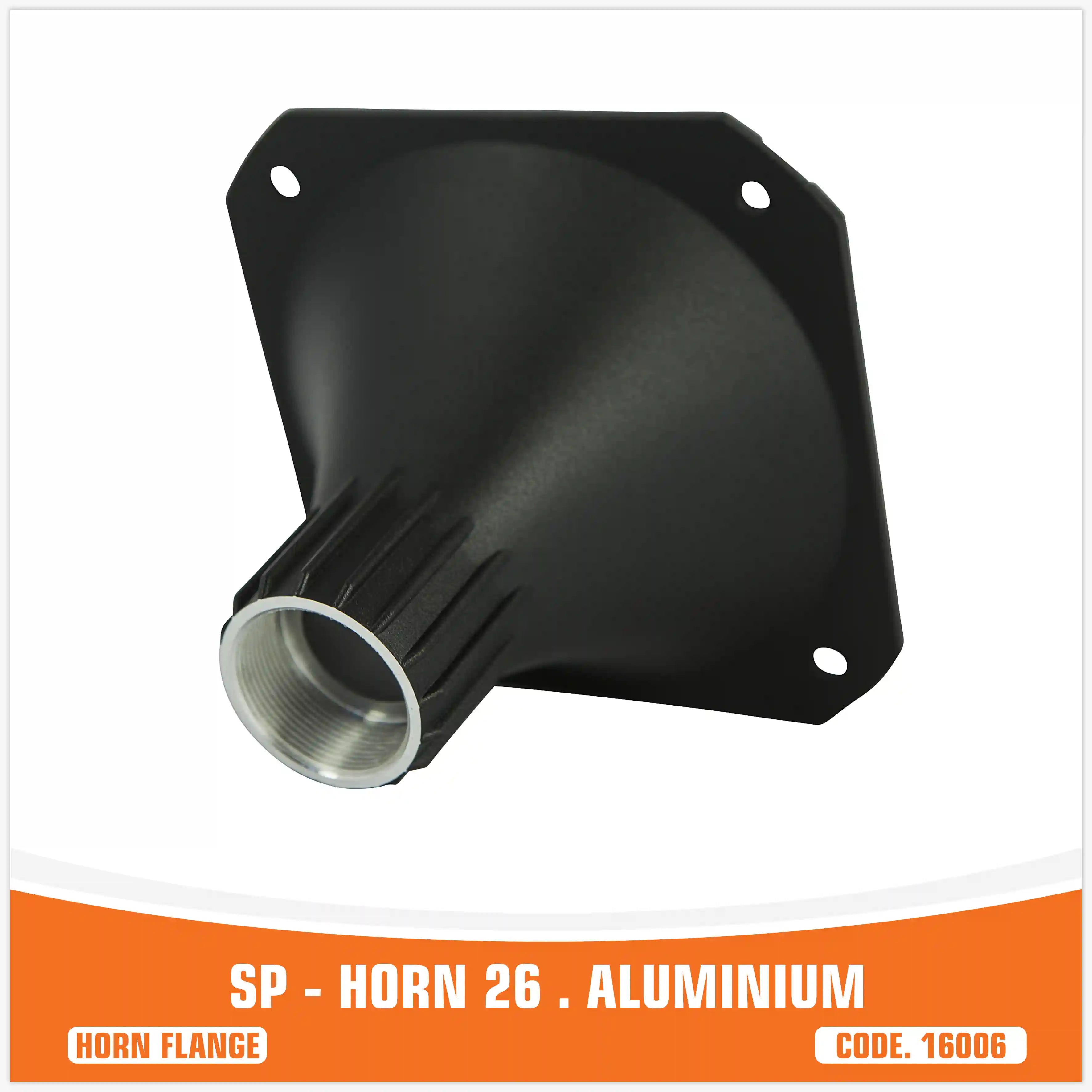 SP HORN 26 IN ALLUMINIO PER CONDUCENTE CON VITE (PREZZO UNITARIO)