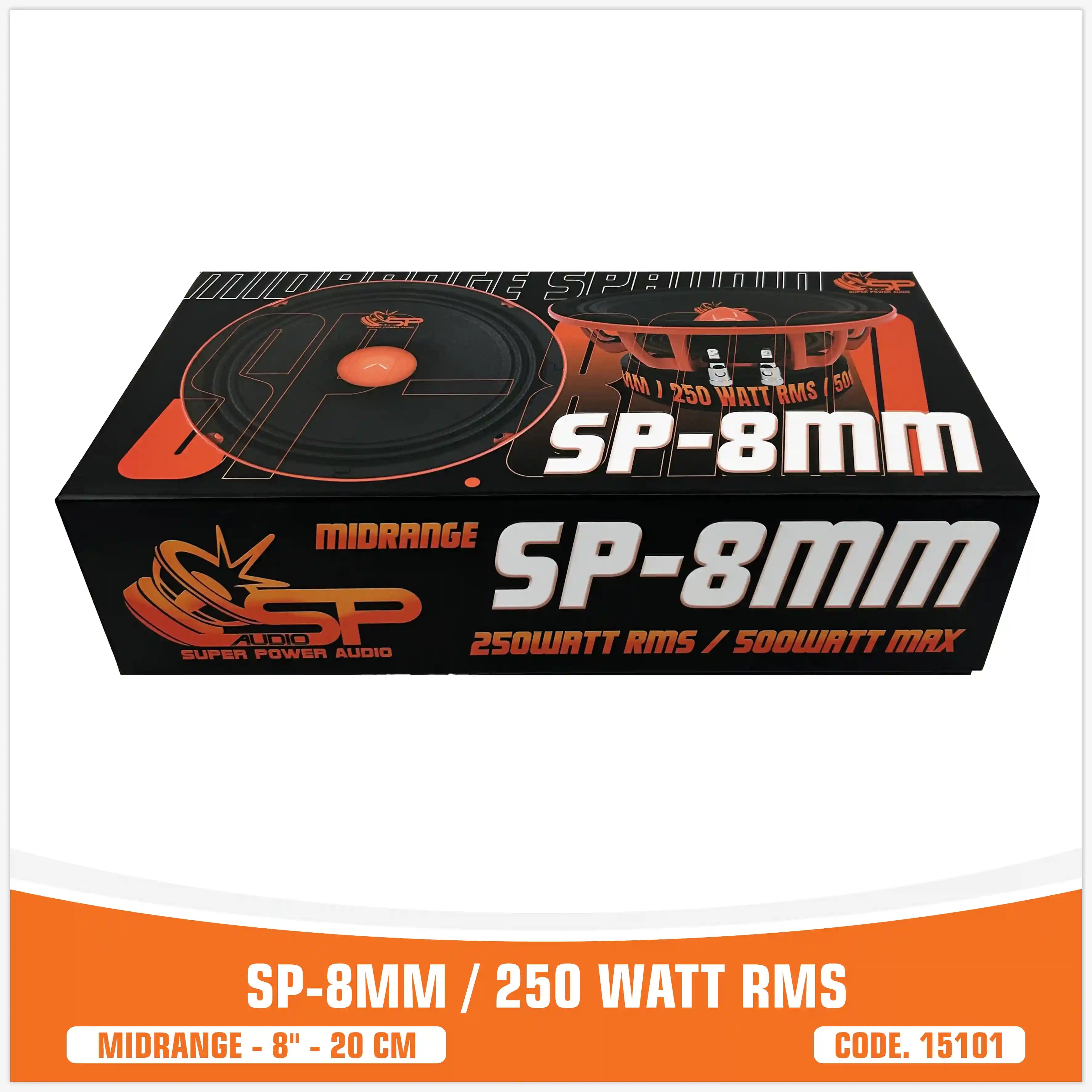 SP 8MM MIDRANGE EXTREME 8"/20CM 250W RMS (PREZZO PER COPPIA)