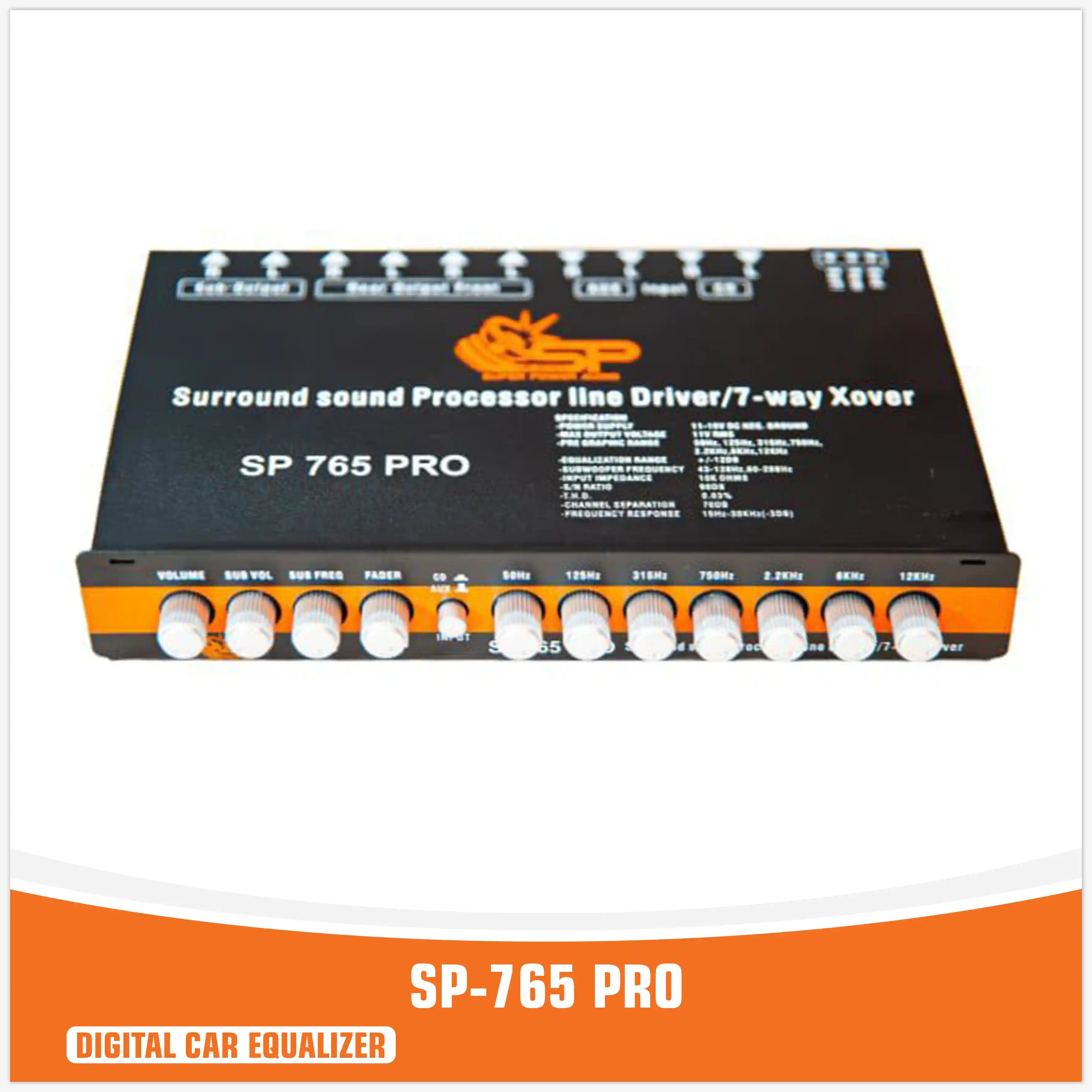 SP-765 PRO - PROCESSORE DIGITAL EQUALIZER