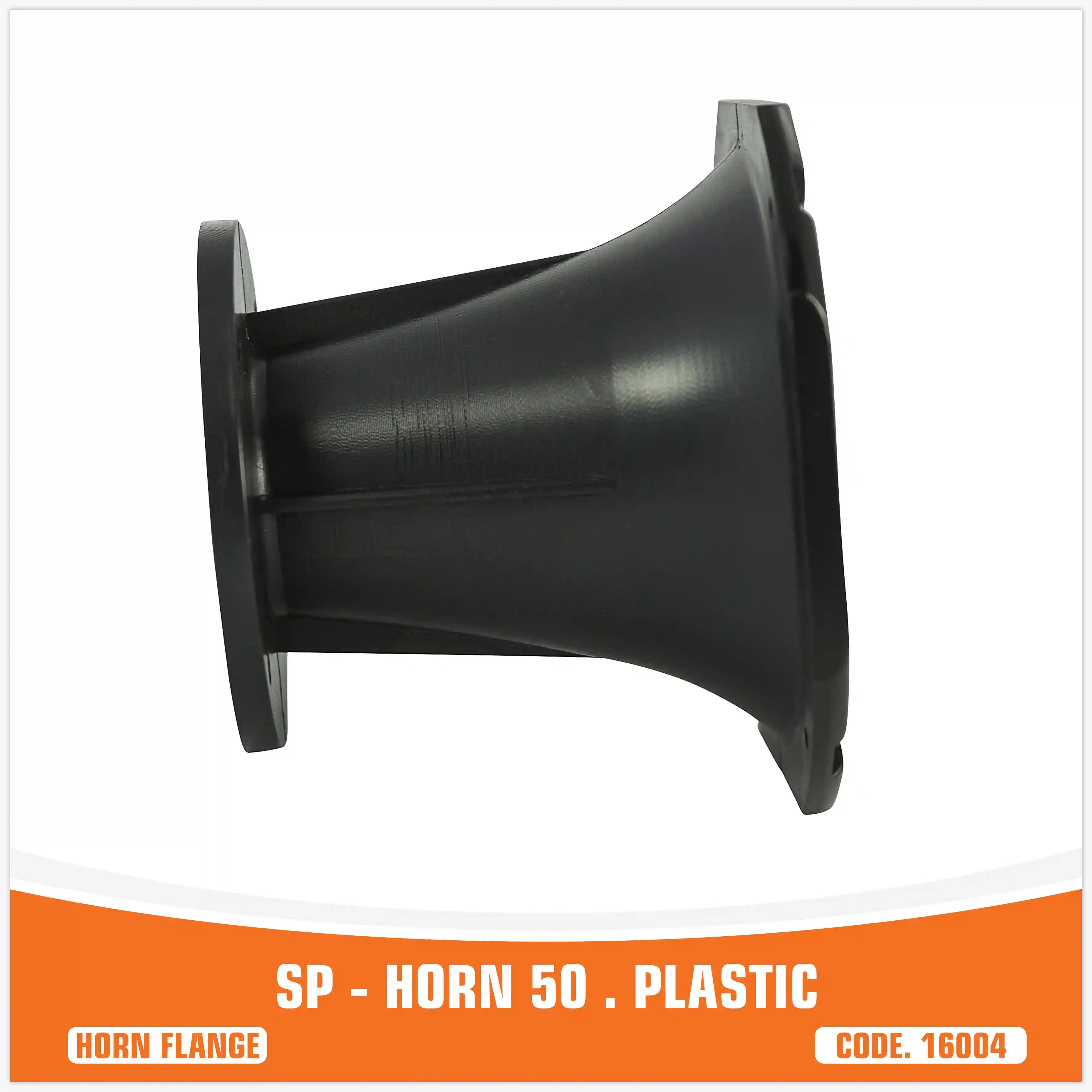 SP-HORN 50 bride de pavillon noire en plastique pour moteur à compression – SP Audio – vue 4