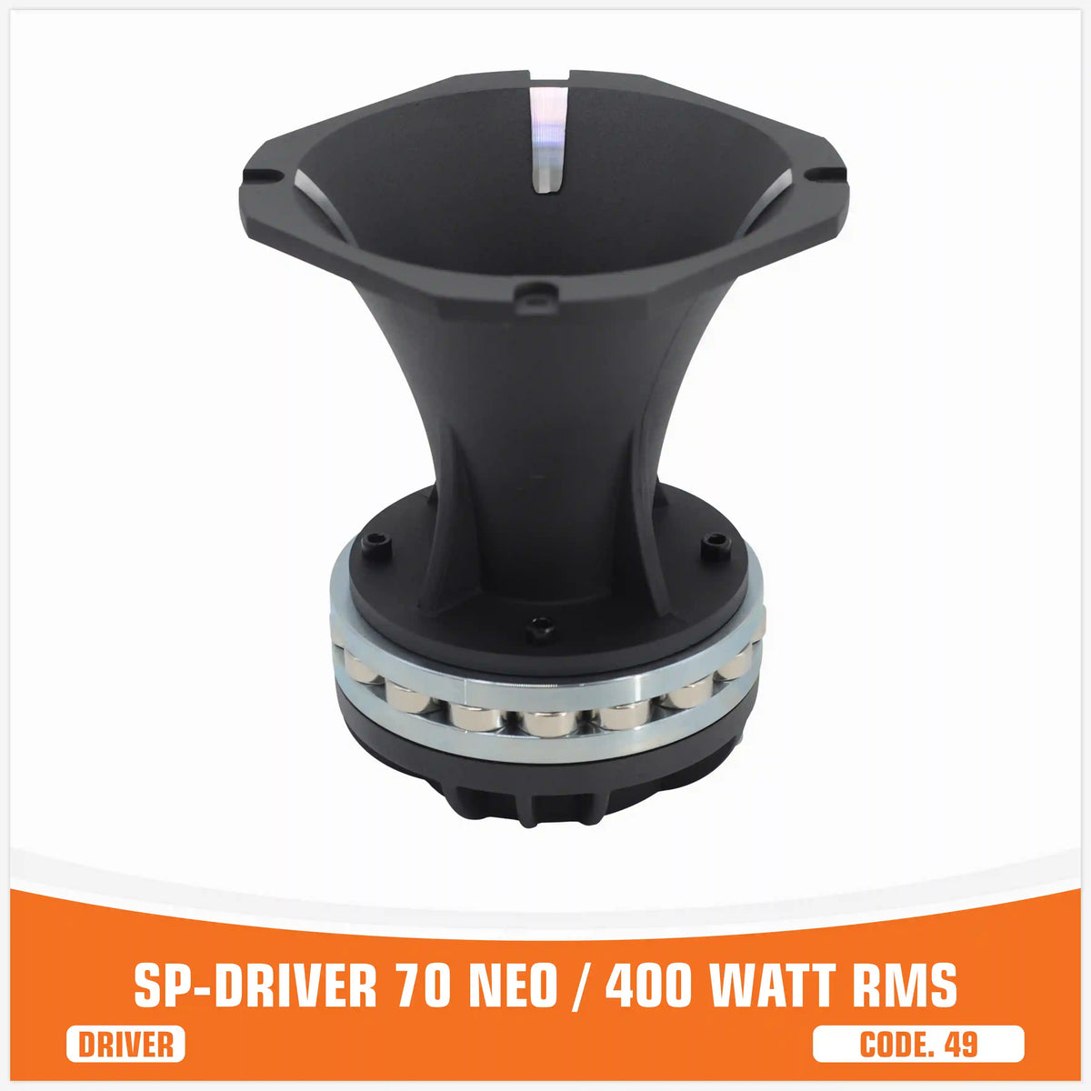 SP DRIVER 70 NEO complete compression driver with horn, neodymium magnet 400W RMS – SP Audio – view 6