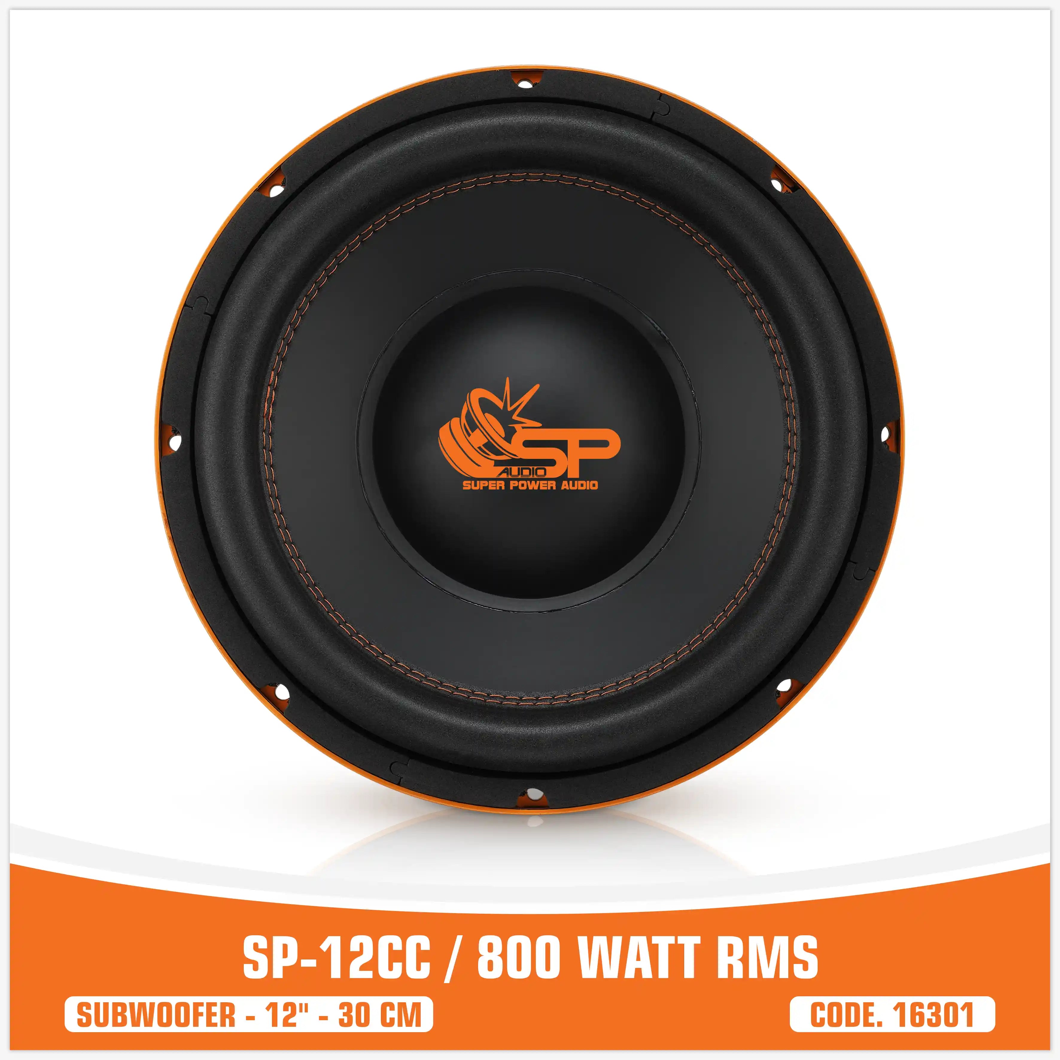 SP 12CC SUBWOOFER 12"/30CM 800WATT RMS (PREZZO UNITARIO)