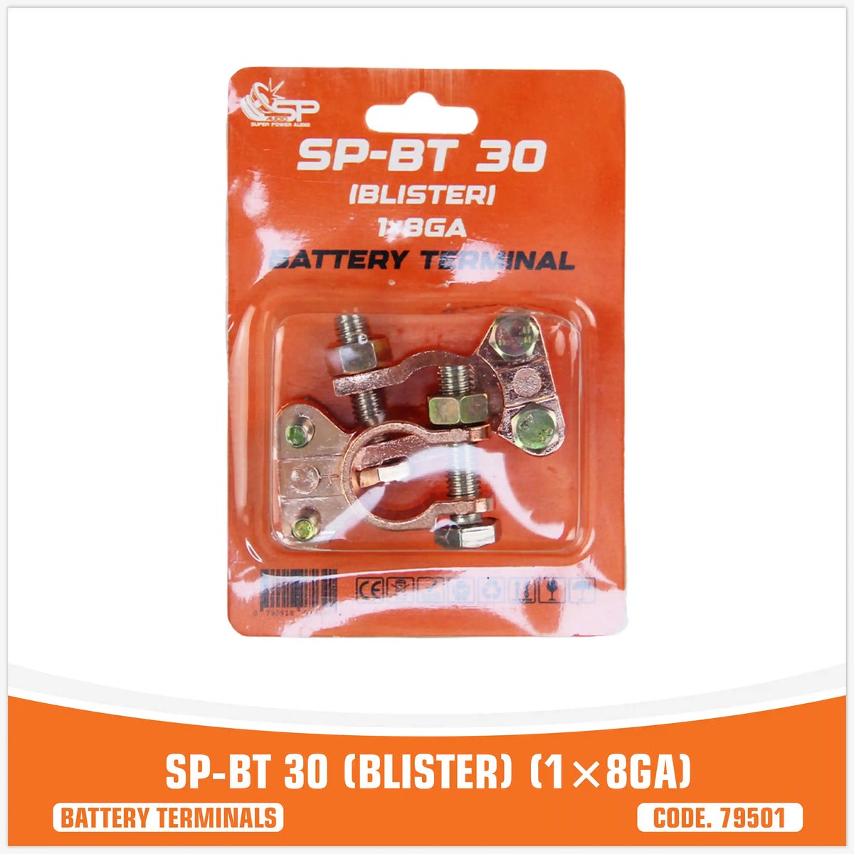 SP-BT 30 battery terminal for car audio, blister pack – SP Audio – view 3