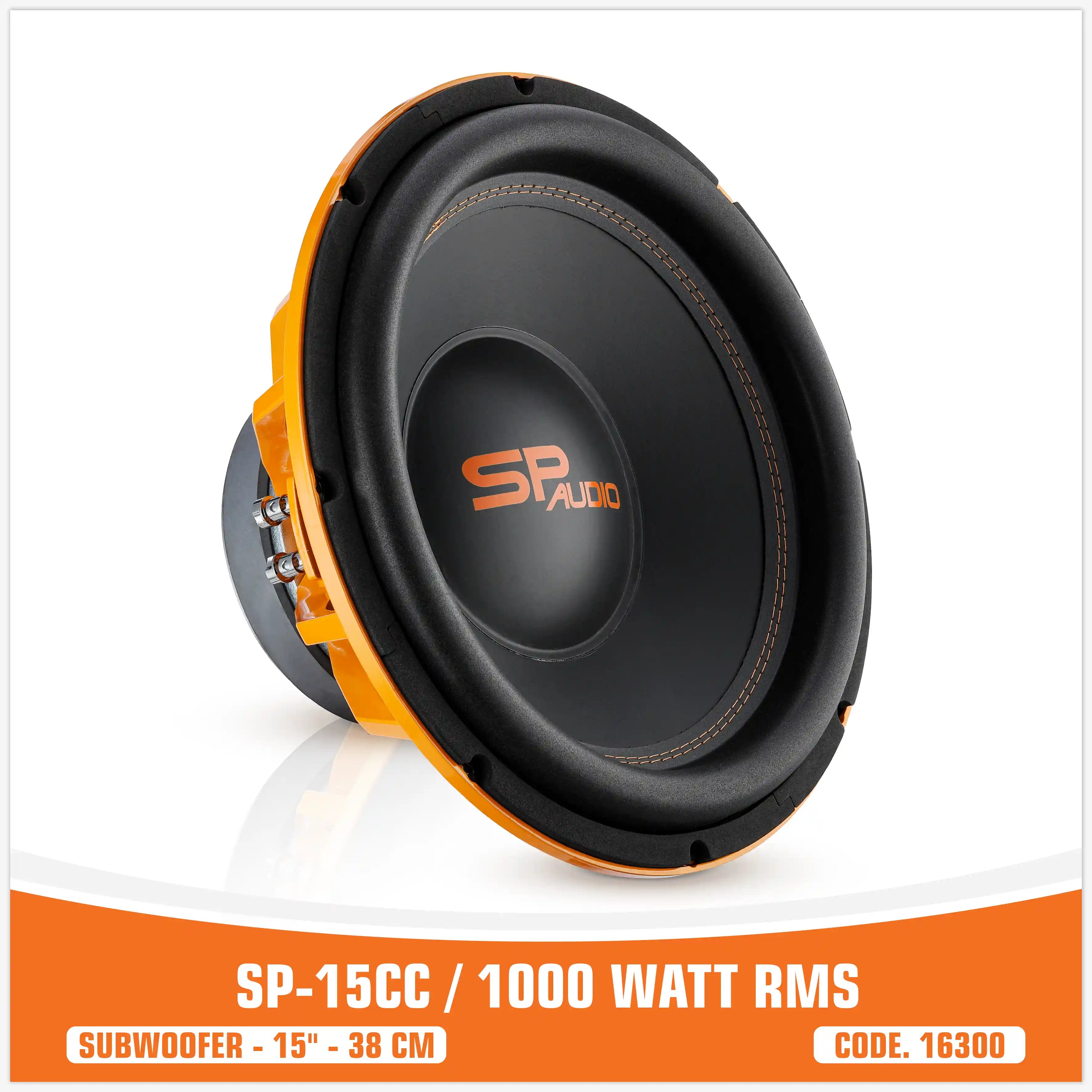 SP 15CC SUBWOOFER 15"/38CM 1000WATT RMS (PREZZO UNITARIO)