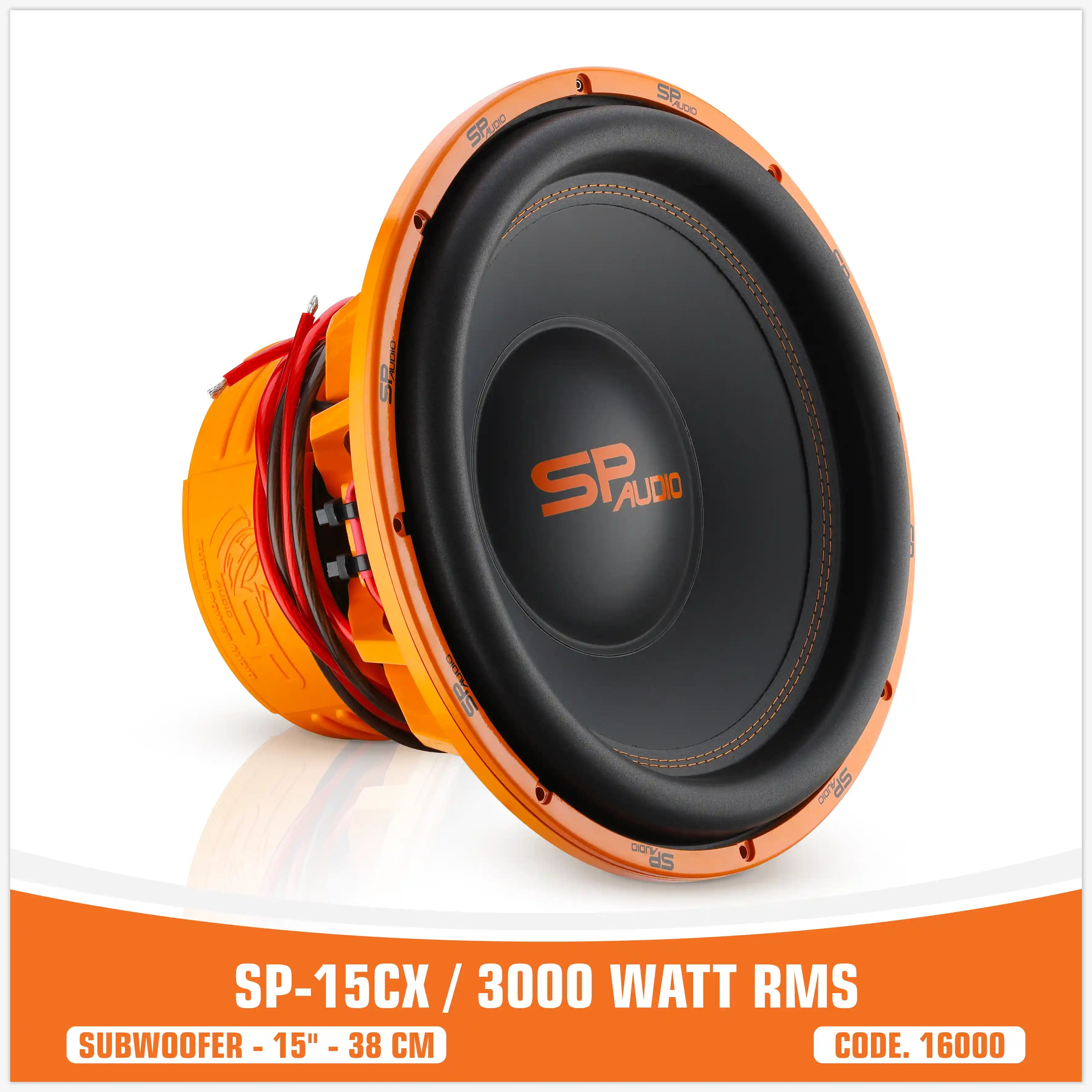 SP 15CX SUBWOOFER 15"/38CM 3000WATT RMS (PREZZO SINGOLO)