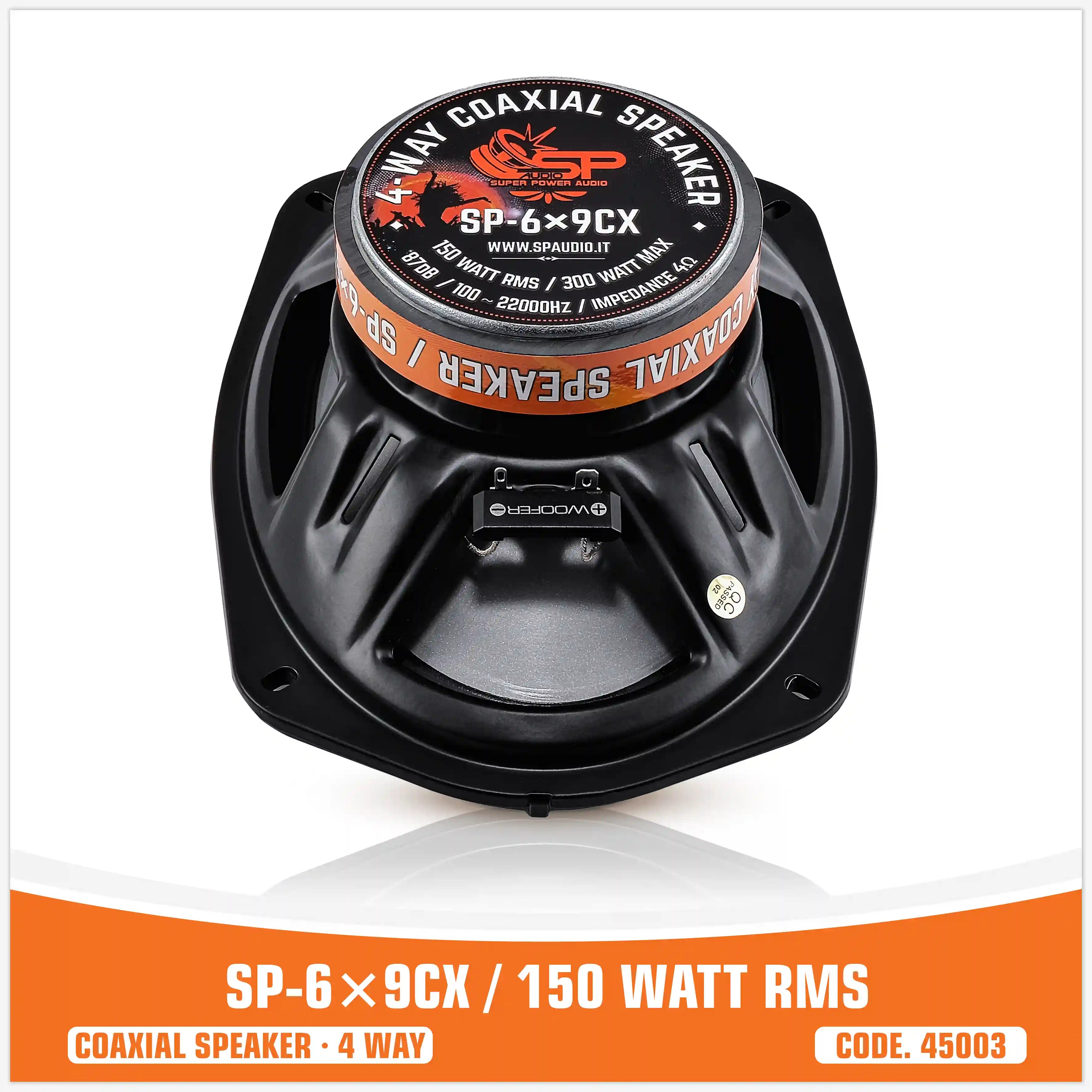 SP 6X9CX STOPAKERS COASSIALE 6X9"/16X22CM 150W RMS (PREZZO DI COPPIA)