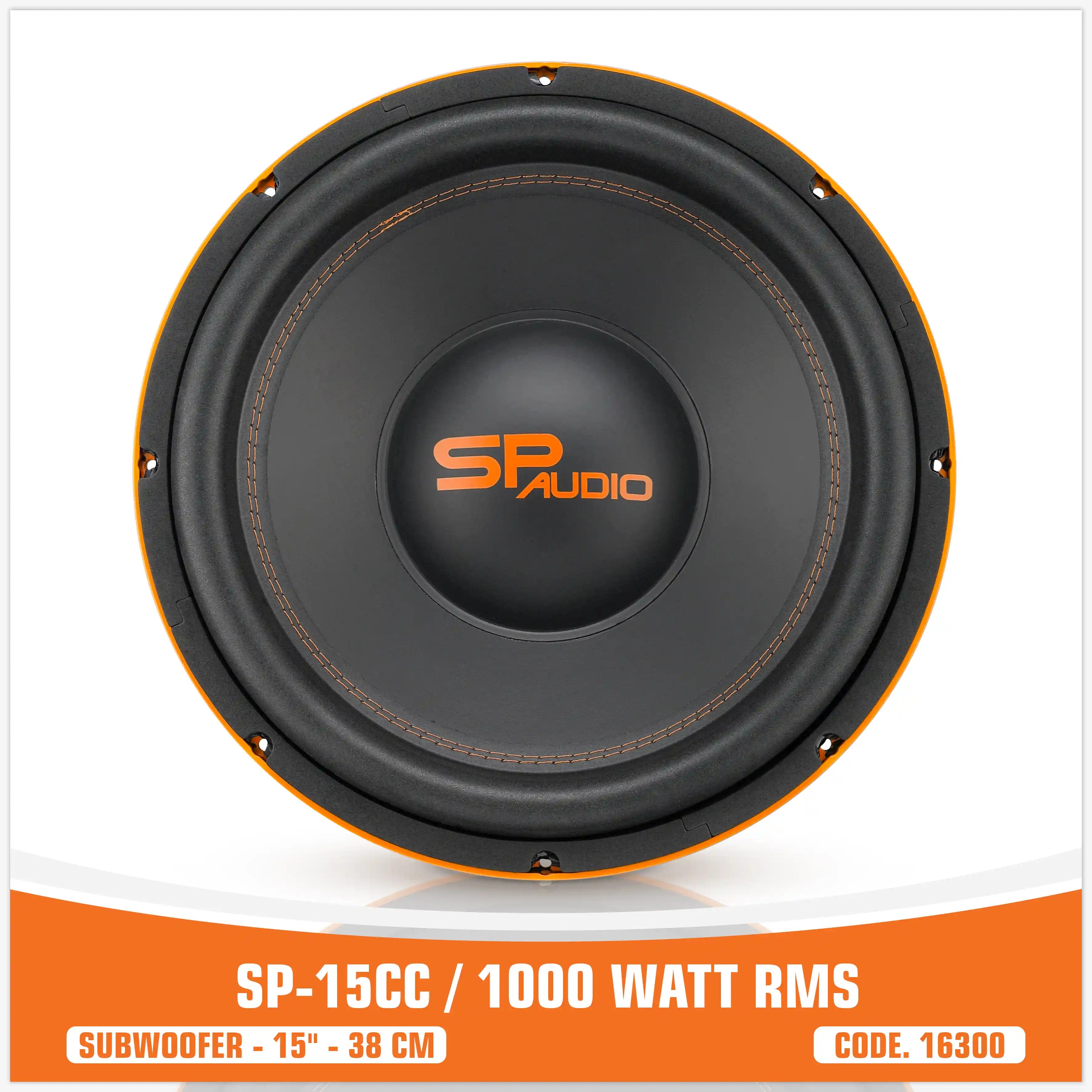 SP 15CC SUBWOOFER 15"/38CM 1000WATT RMS (PREZZO UNITARIO)