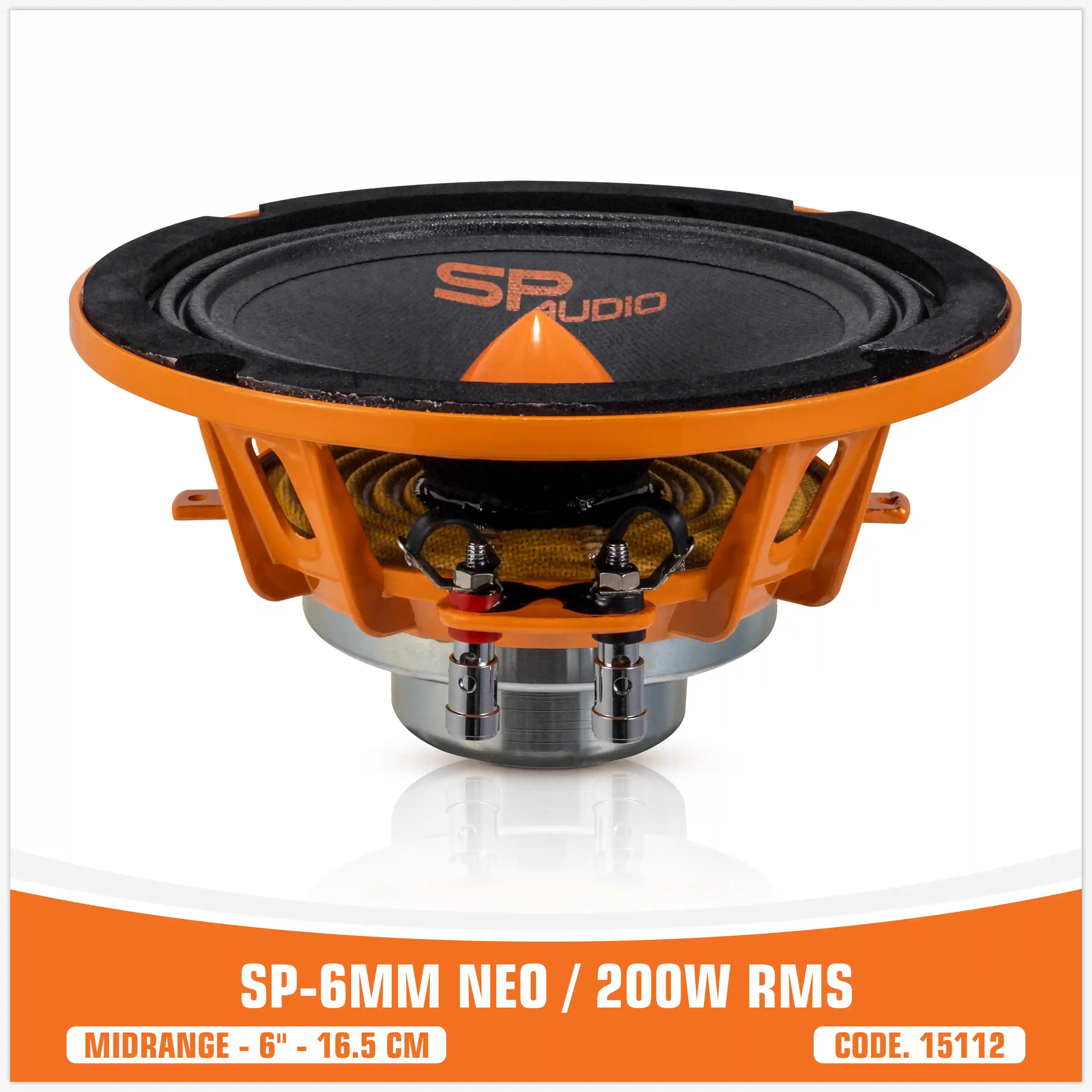 SP 6MM NEO MIDRANGE ESTREMO 6,5"/16,5CM MAGNETE NEODIMIO 200W RMS (PREZZO SINGOLO)