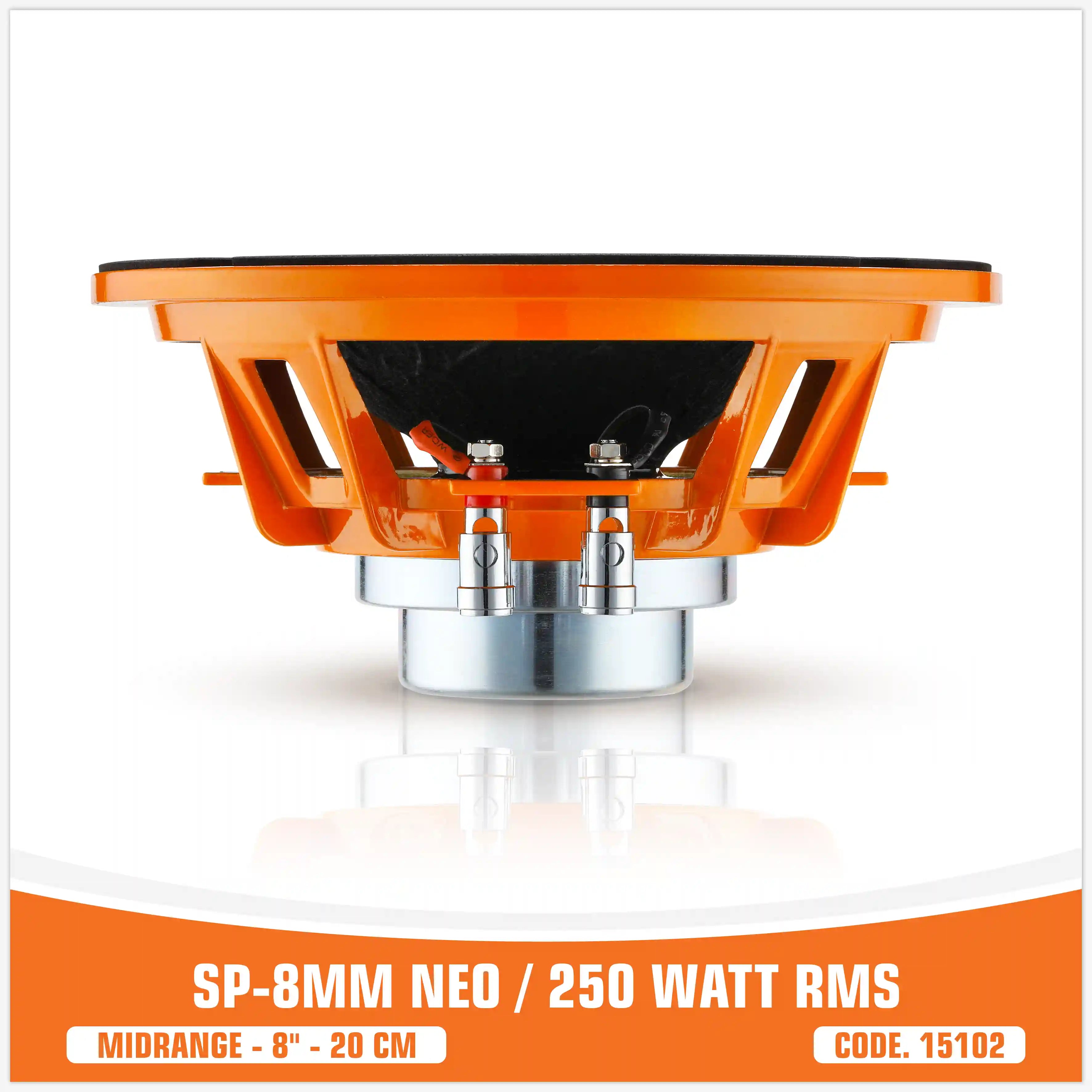 SP 8MM NEO MIDRANGE ESTREMO8"/20CM MAGNETE NEODIMIO 250W RMS (PREZZO UNITARIO)