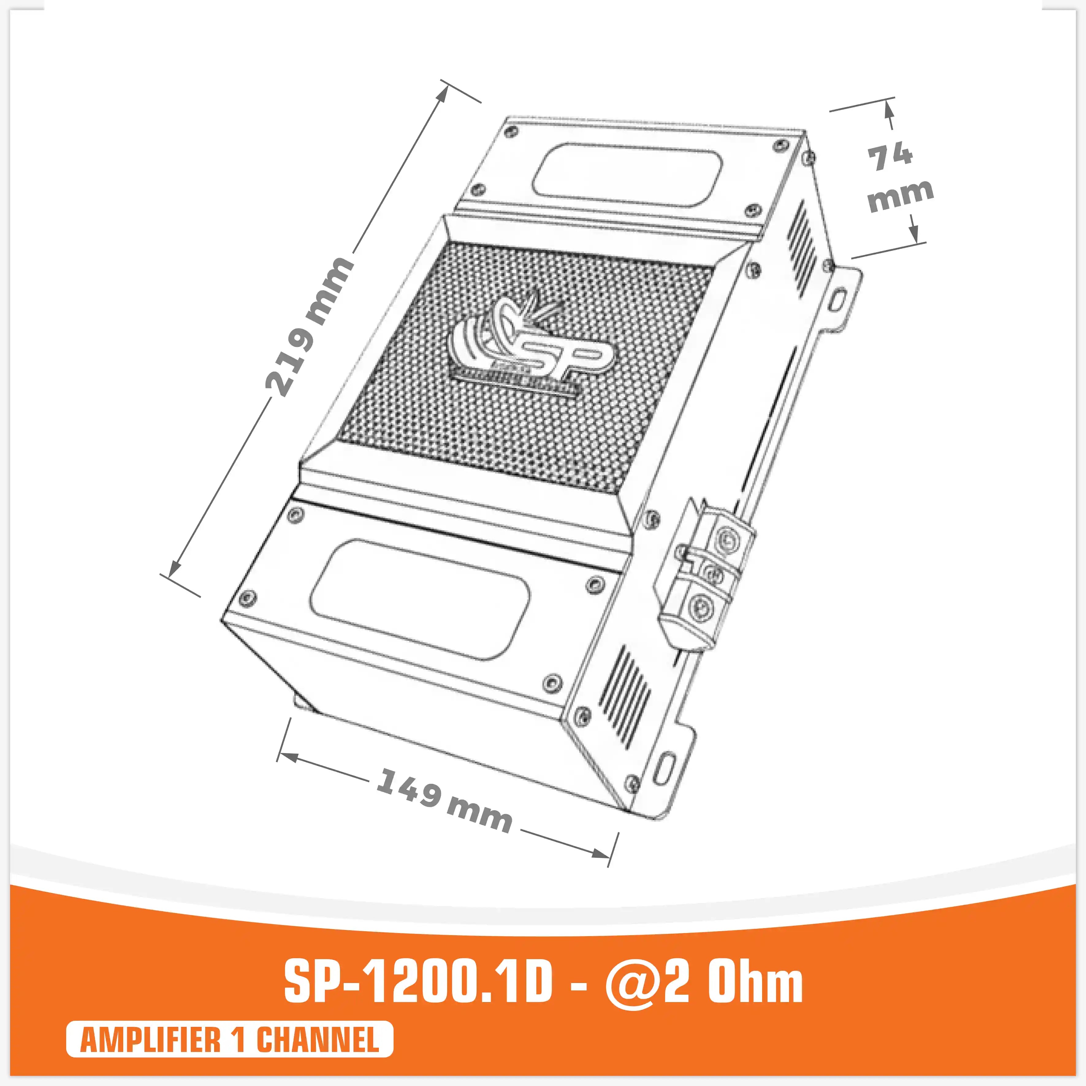 SP-1200.1D - a 2 ohmios
