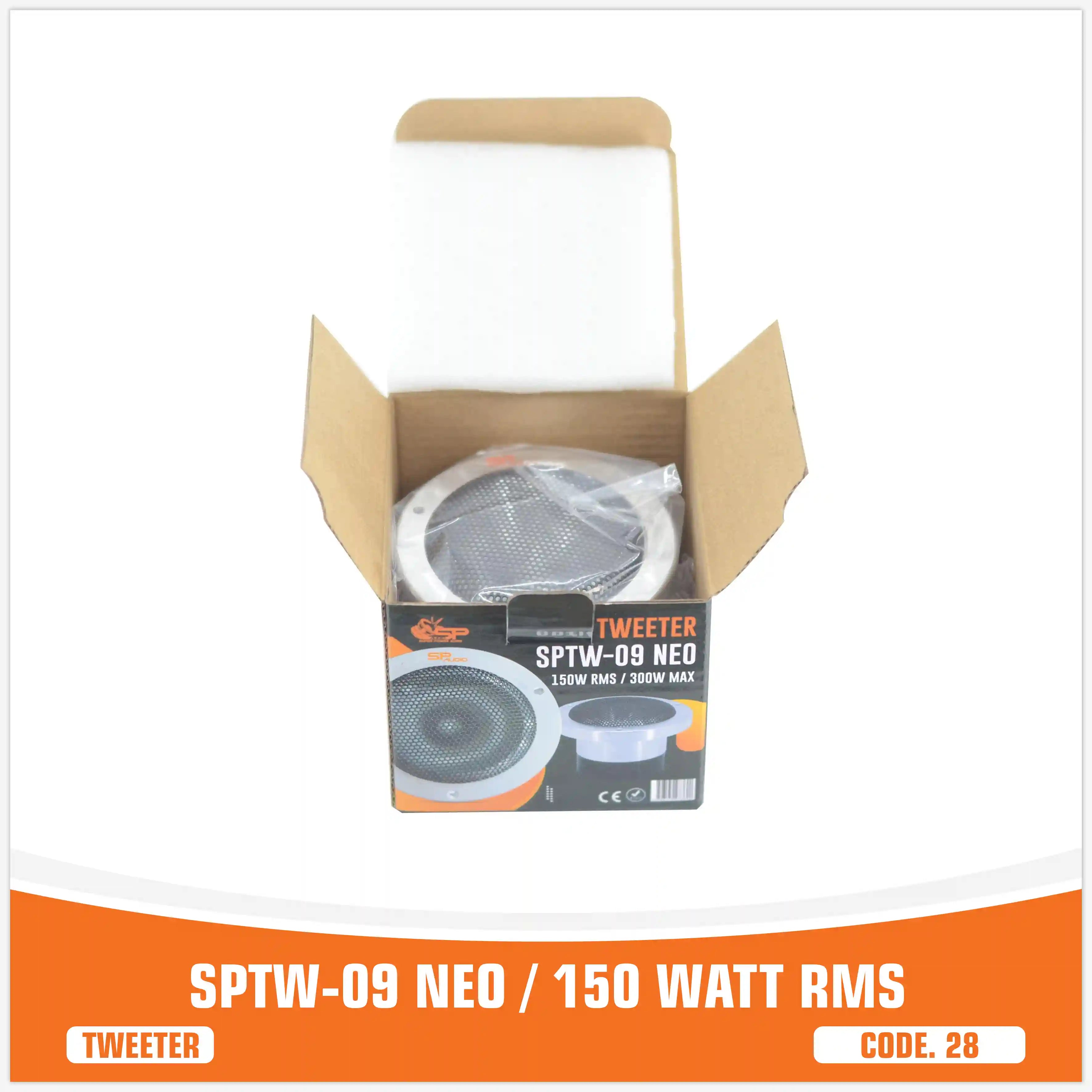SP TW 09 NEO TWEETER BULLET MAGNETE AL NEODIMIO 150W RMS (PREZZO UNITARIO)