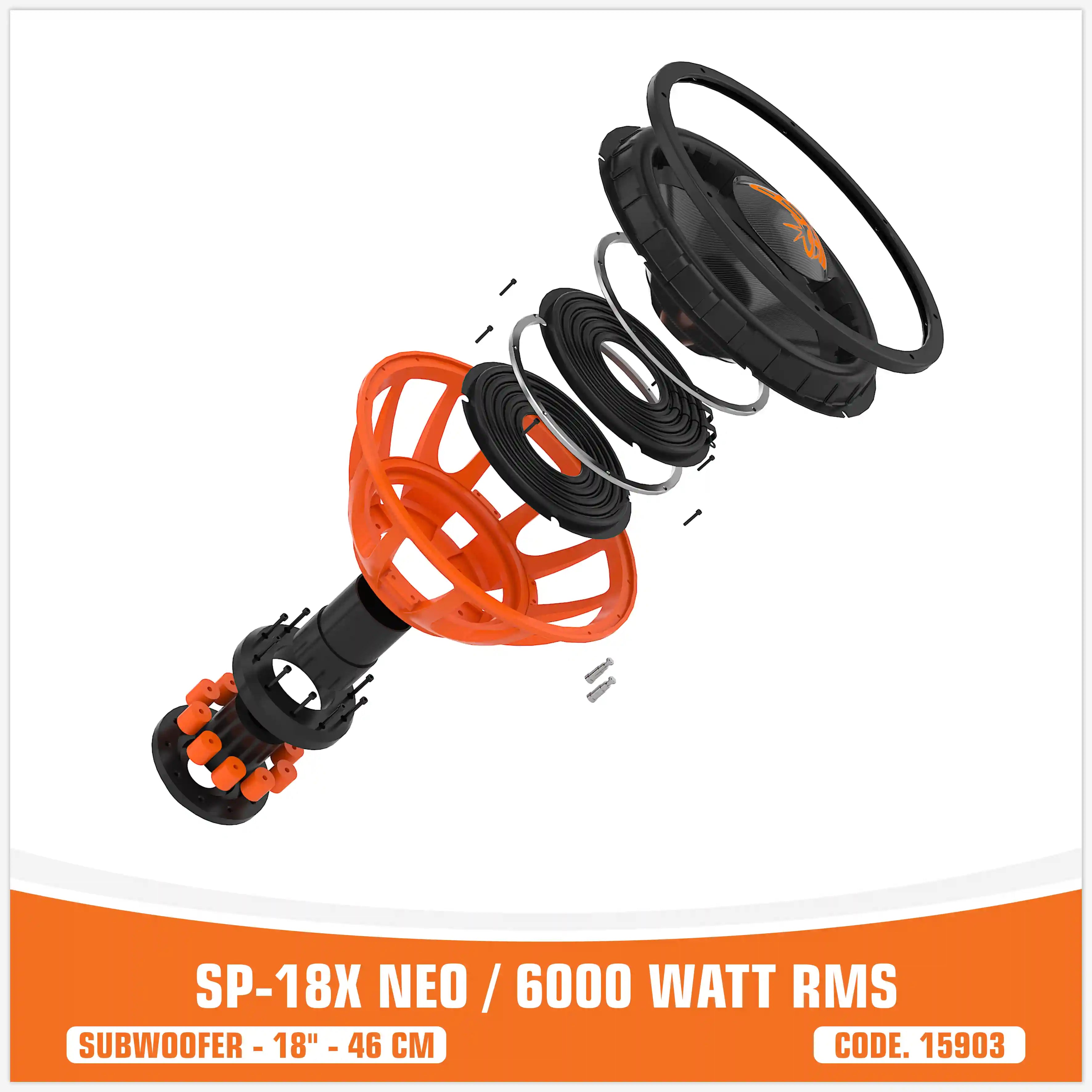 SP-18X NEO . 6000 WATT RMS (PRICE UNIT)
