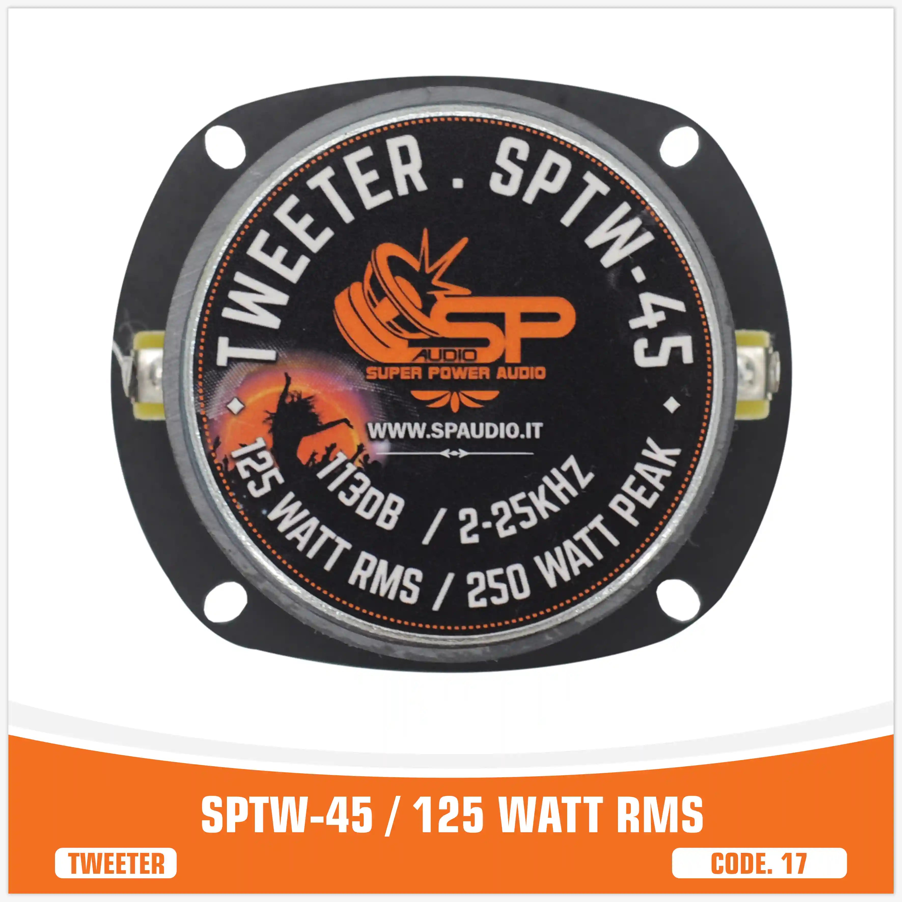 SP TW 45 TWEETER BULLET 125W RMS (PREZZO SINGOLO)