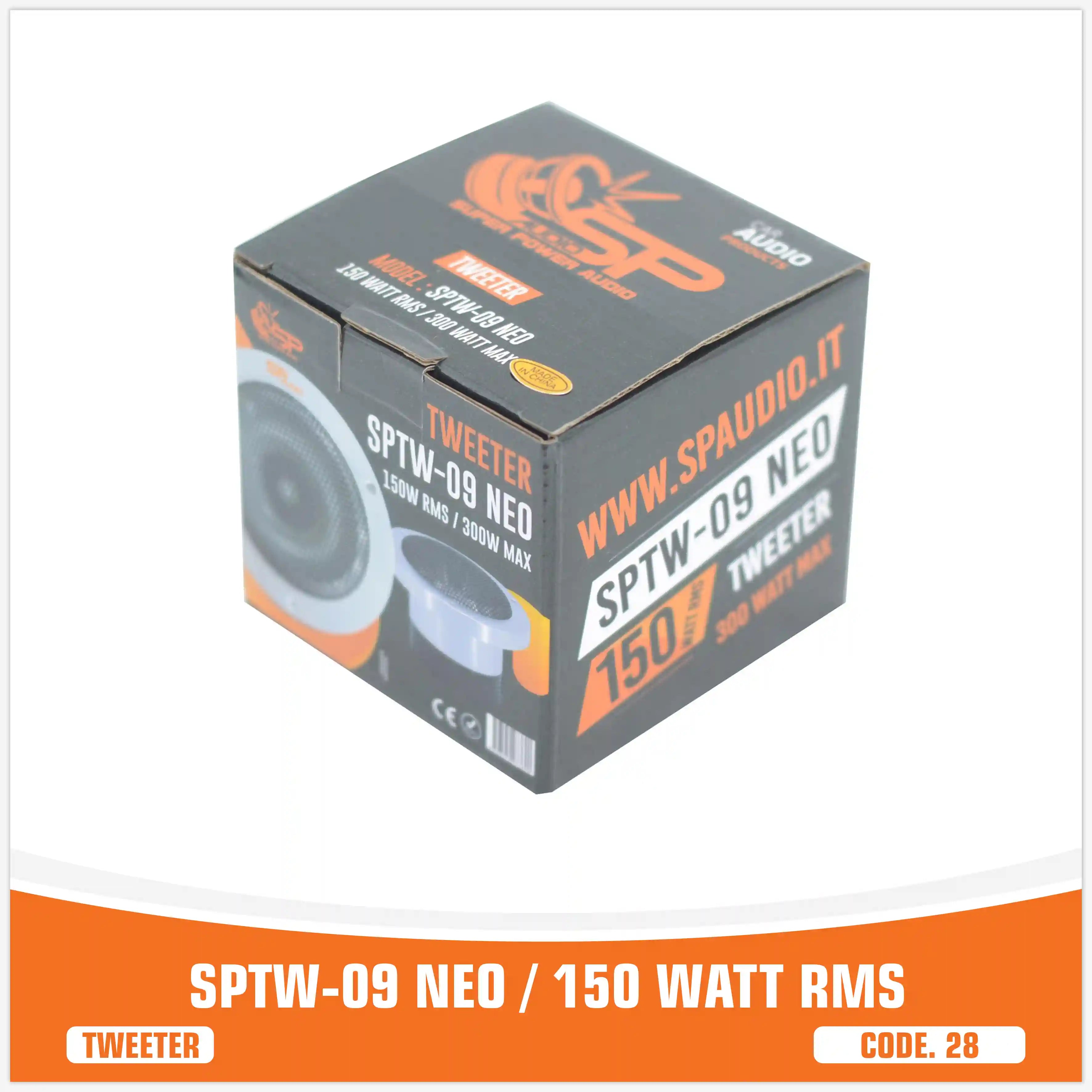 SP TW 09 NEO TWEETER BULLET MAGNETE AL NEODIMIO 150W RMS (PREZZO UNITARIO)