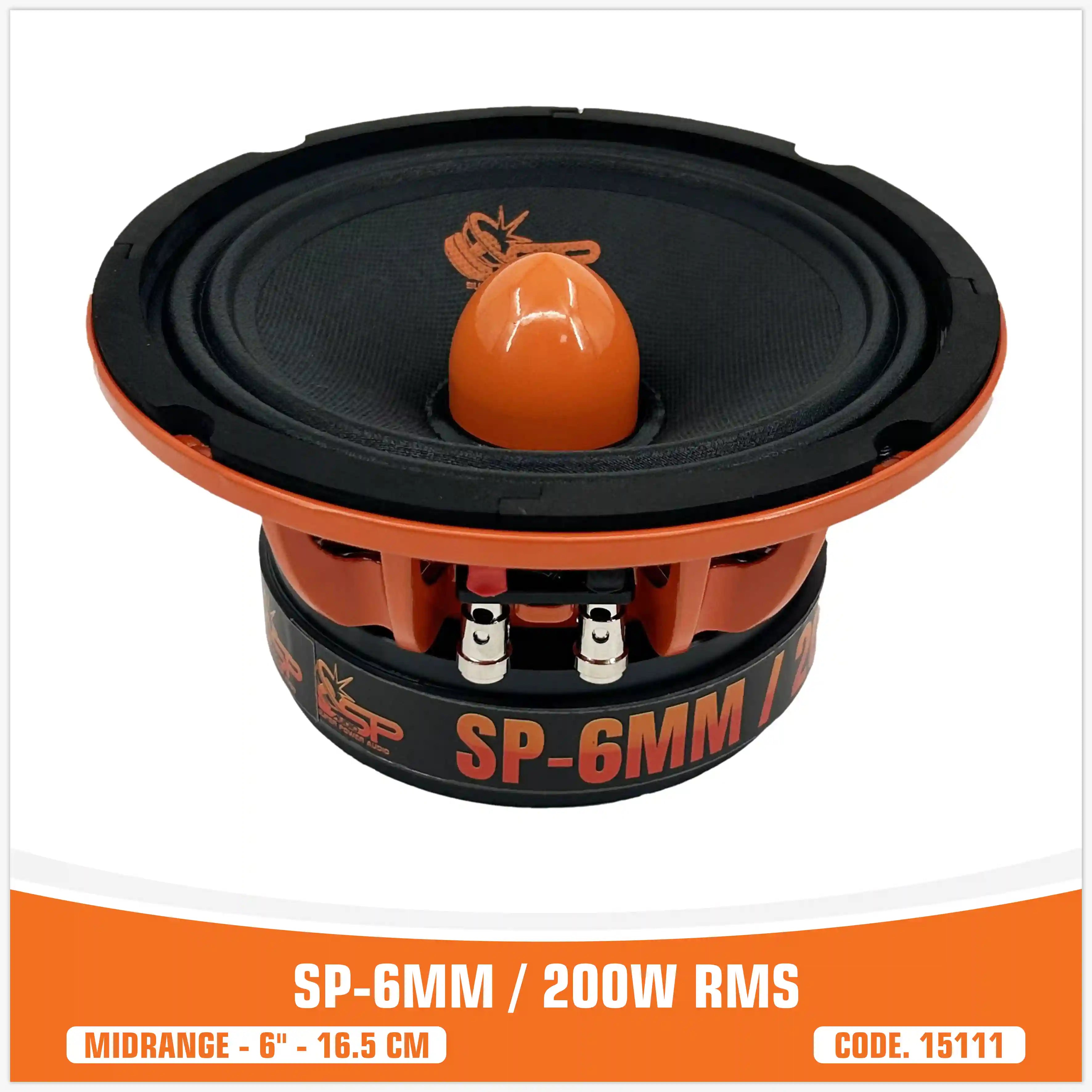 SP 6MM MIDRANGE EXTREME 6,5"/16,5CM 200W RMS (PREZZO A COPPIA) NUOVO MODELLO 2025