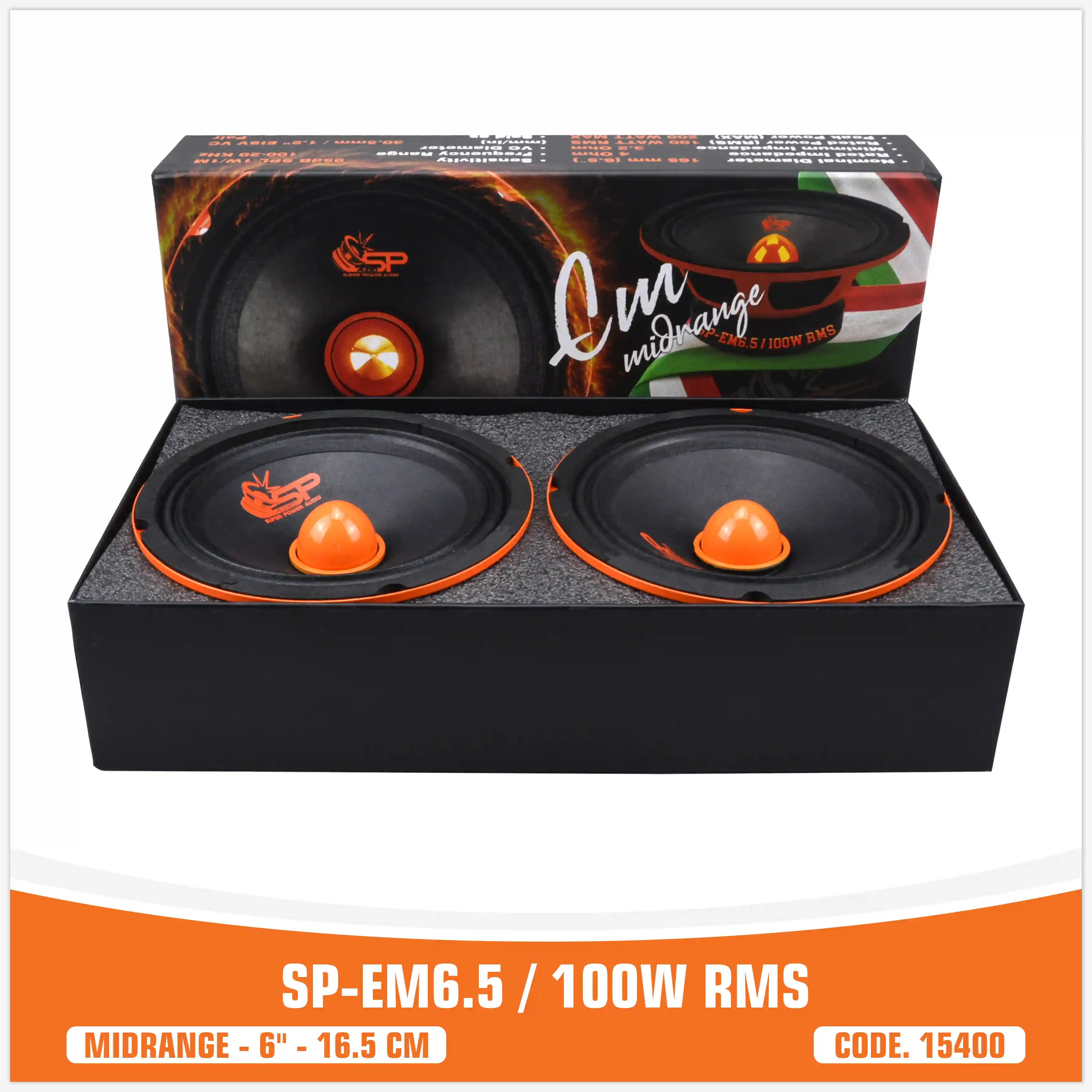 SP-EM 6.5 - 100W RMS (PREZZO DELLA COPPIA)