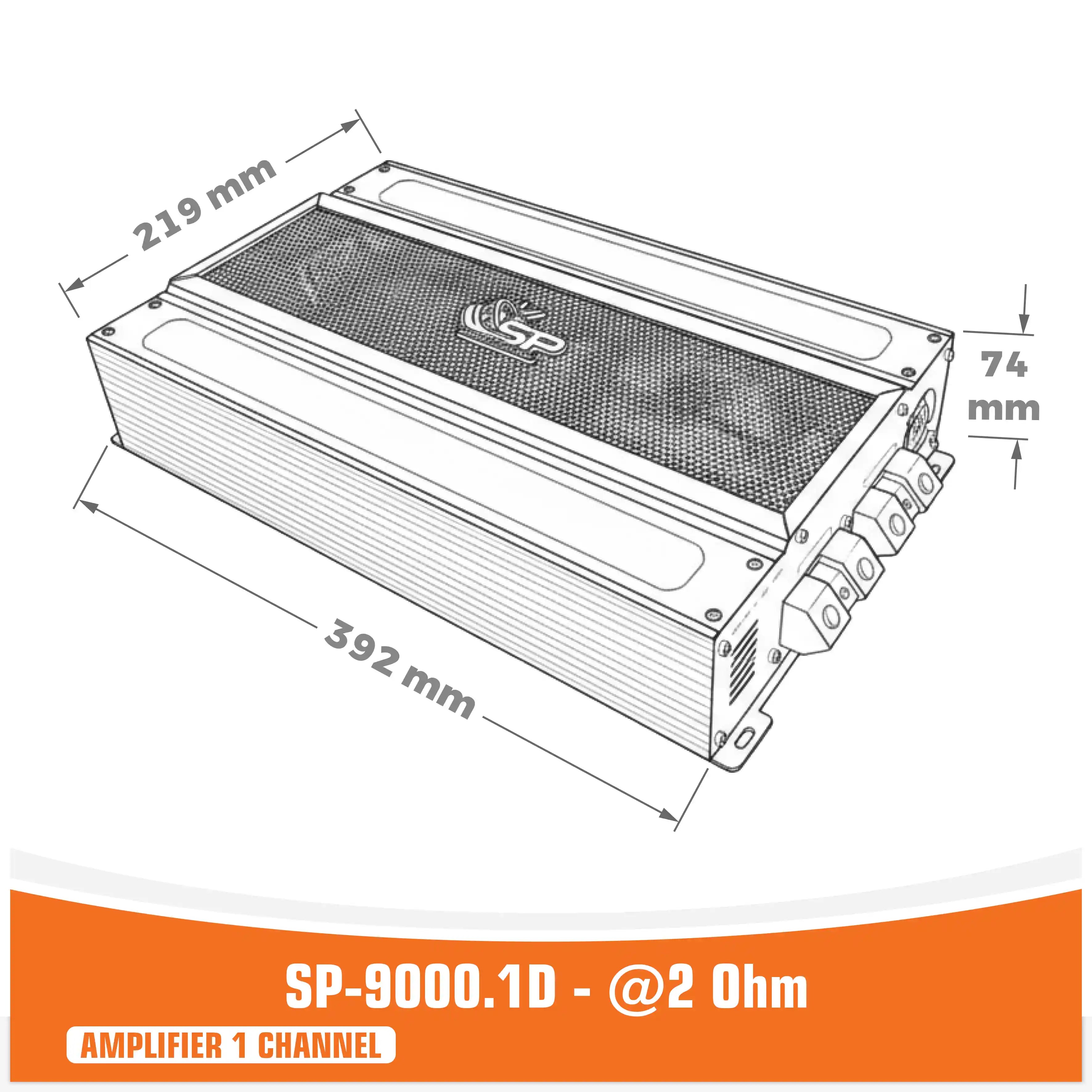 SP-9000.1D - @2 ohm