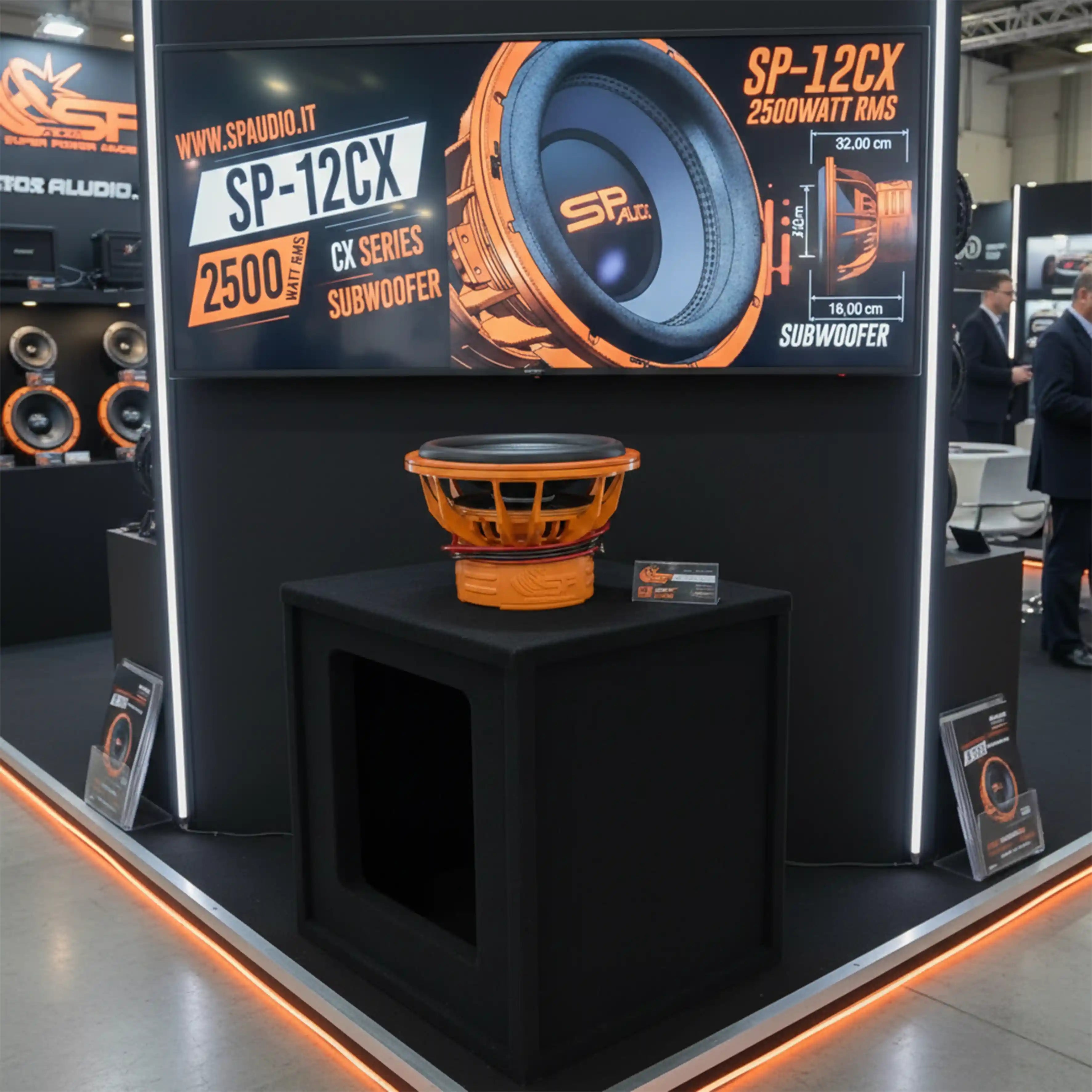 SP 12CX SUBWOOFER 12"/30CM 2500WATT RMS (PREZZO SINGOLO)
