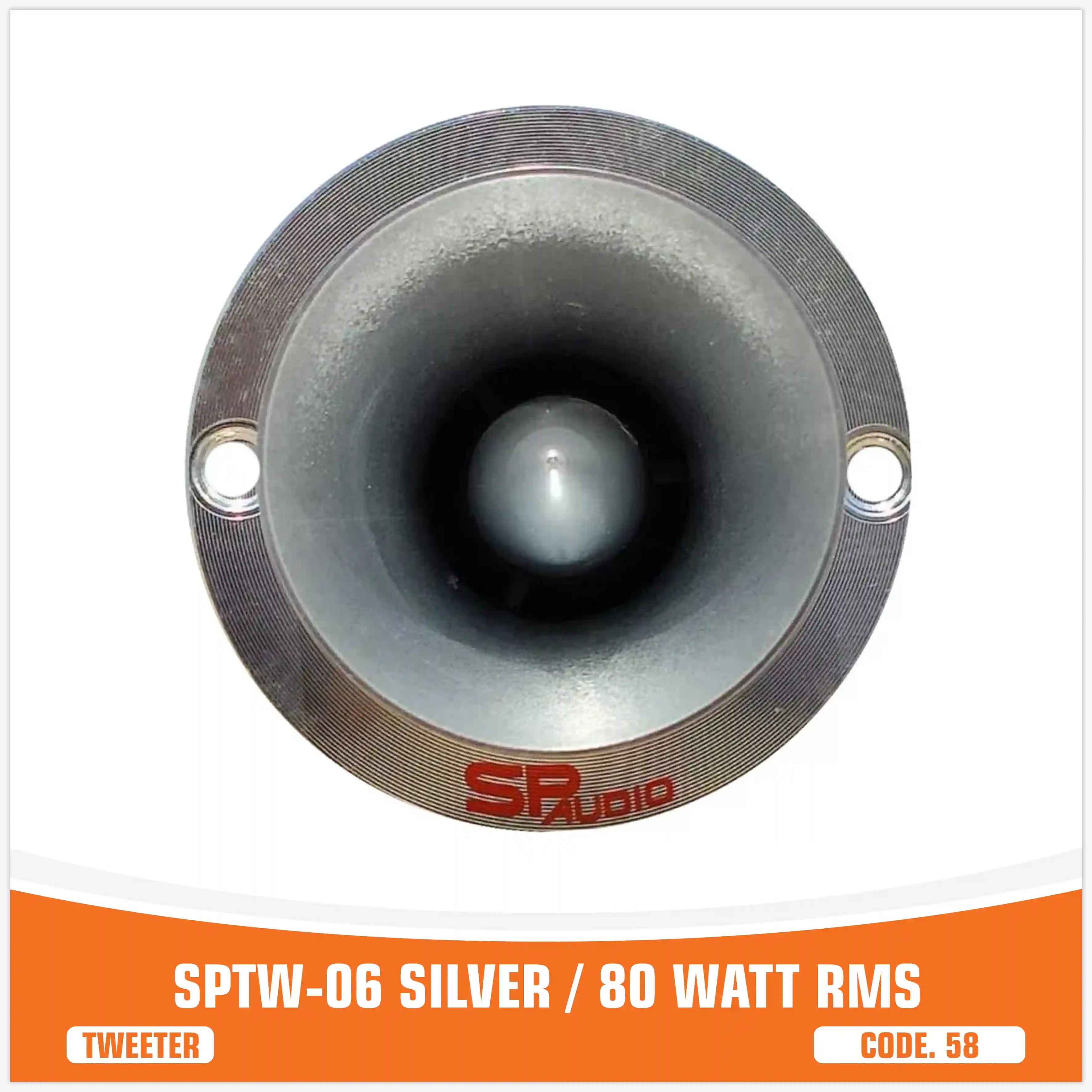 SP TW 06 SILVER TWEETER BULLET 80W RMS (PREZZO SINGOLO)