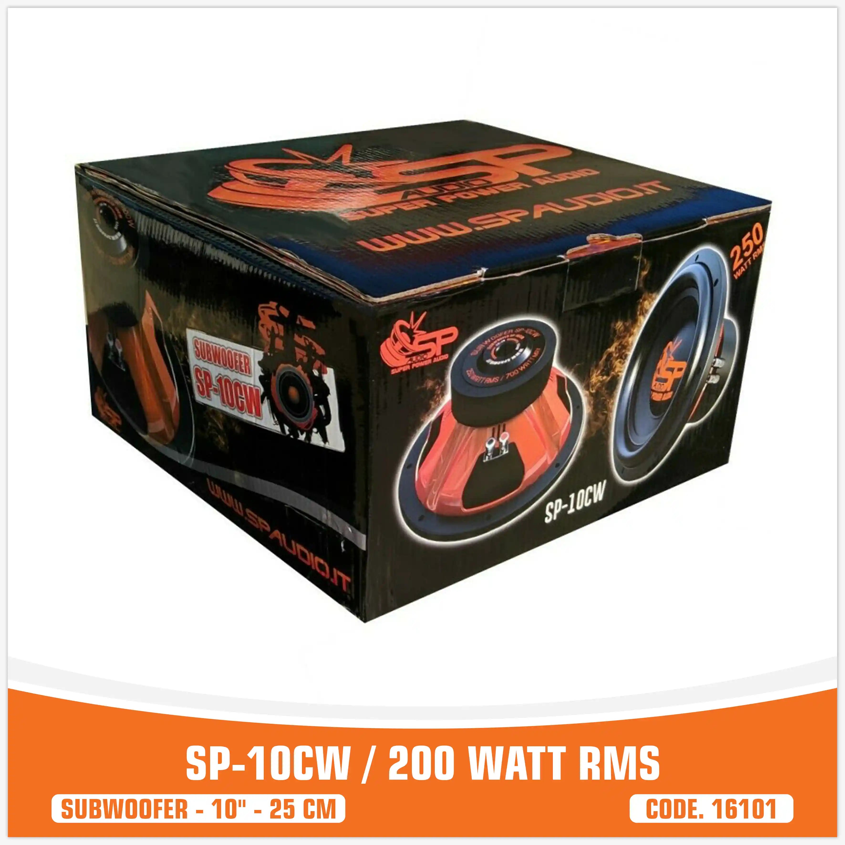 SP 10CW MIGLIOR PREZZO SUBWOOFER 10"/25CM 200WATT RMS (PREZZO SINGOLO)