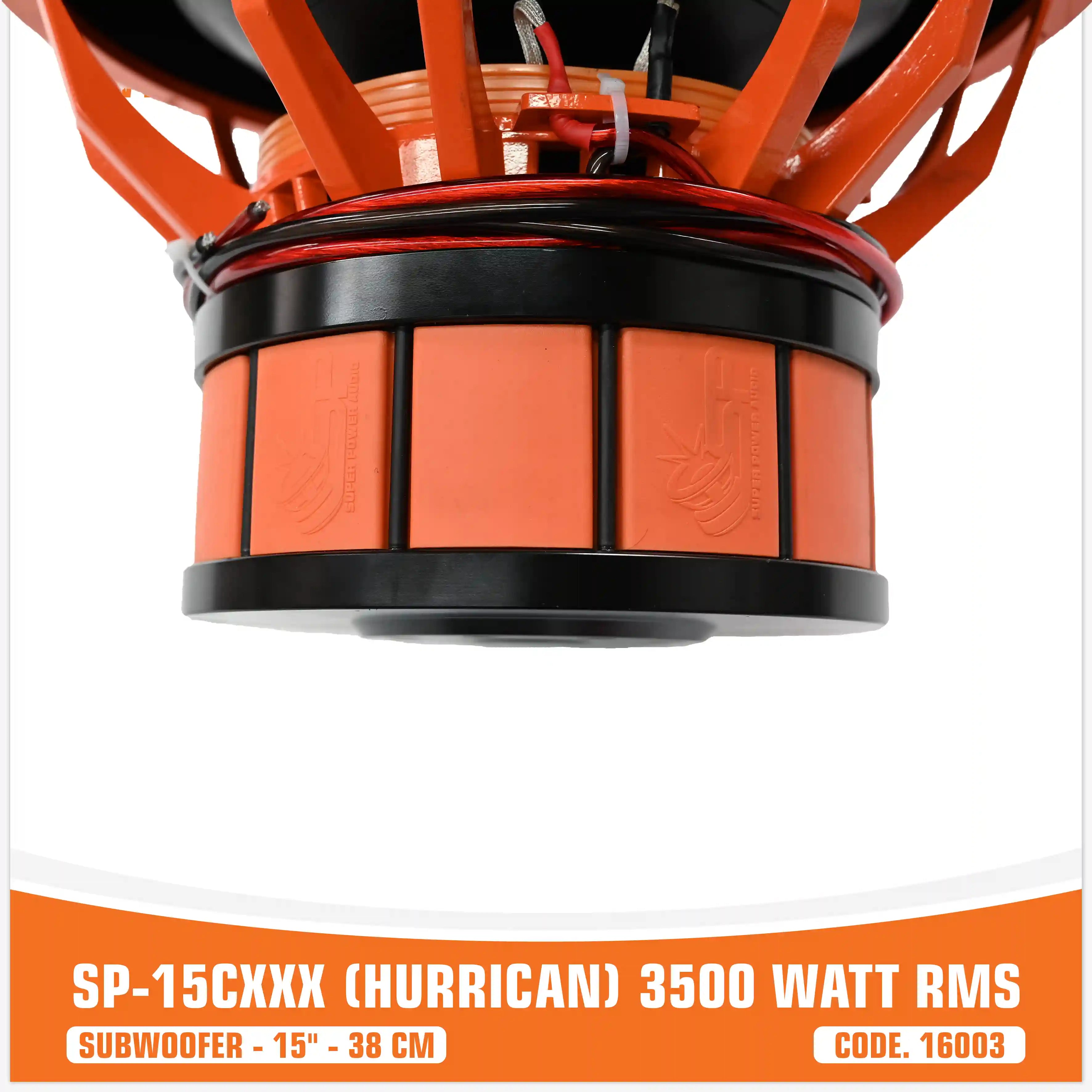 SP 15CXXX SUBWOOFER 15"/38CM BIG SORROUND 3500W RMS - NUOVO 2026 (PREZZO UNITARIO)