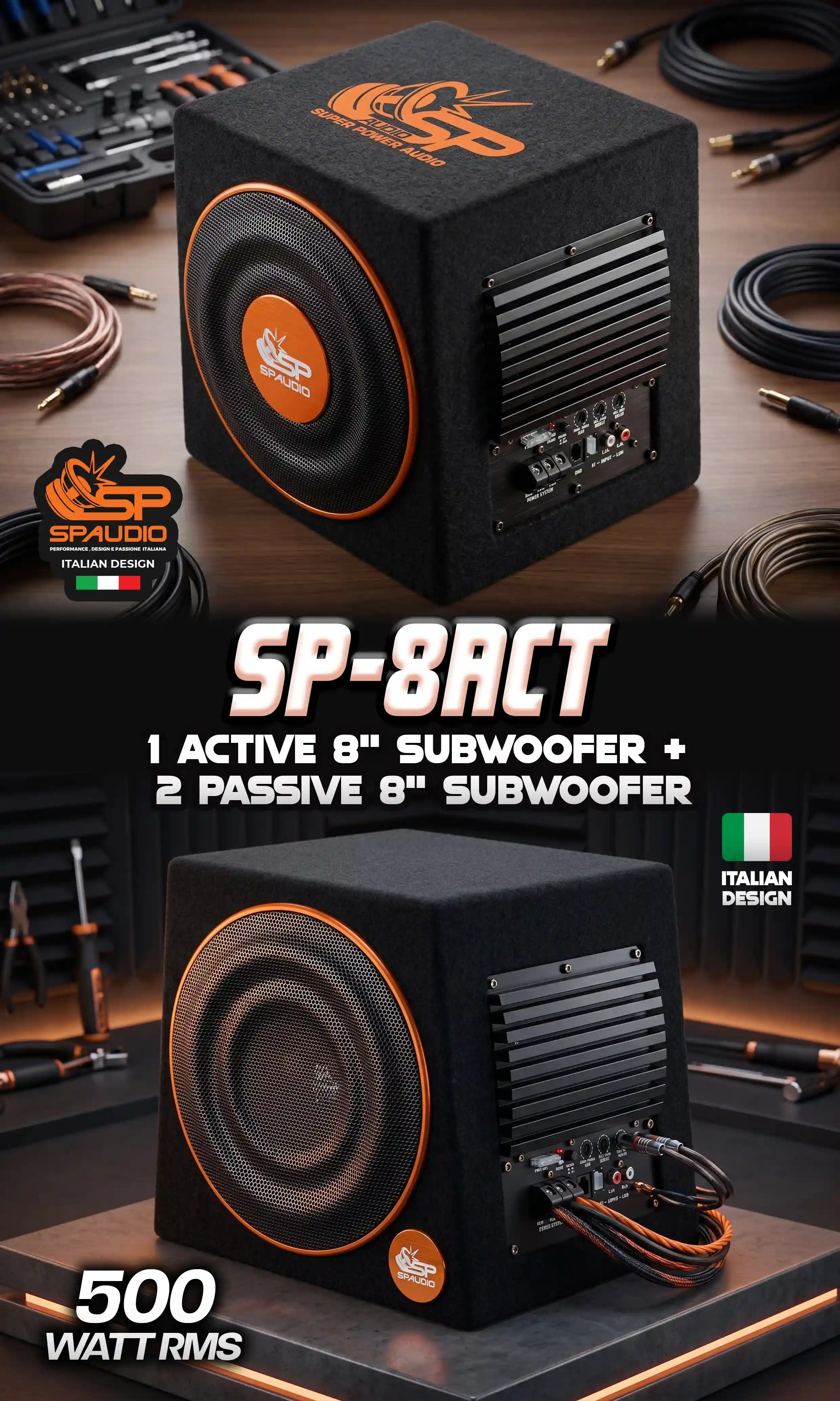 SP-8ACT / 500 WATT RMS