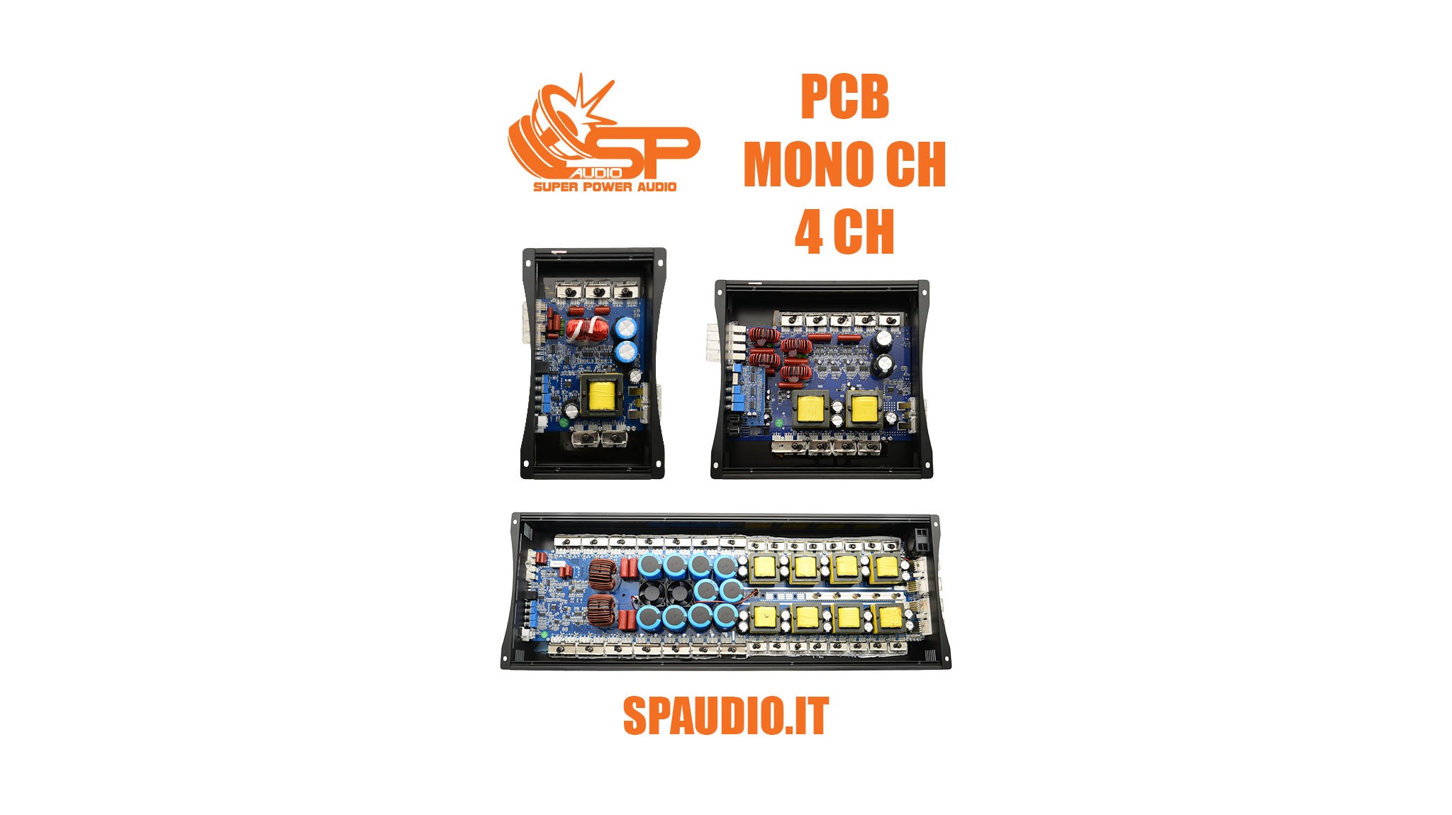 PCB AMPLIFIER - MONO CH & 4CH