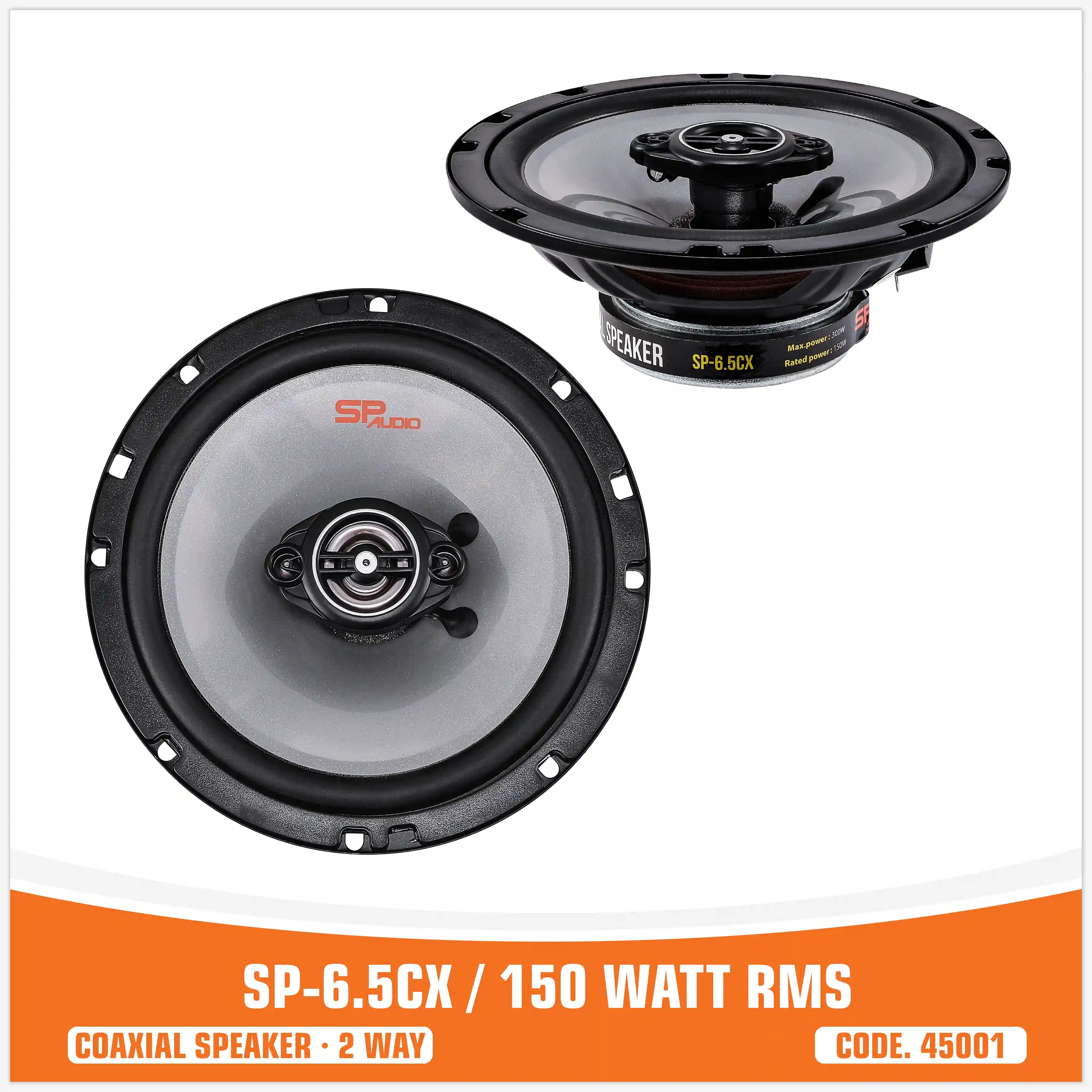 SP 6.5CX CASSE COASSIALI 6.5"/16.5CM 150W RMS (PREZZO COPPIA)
