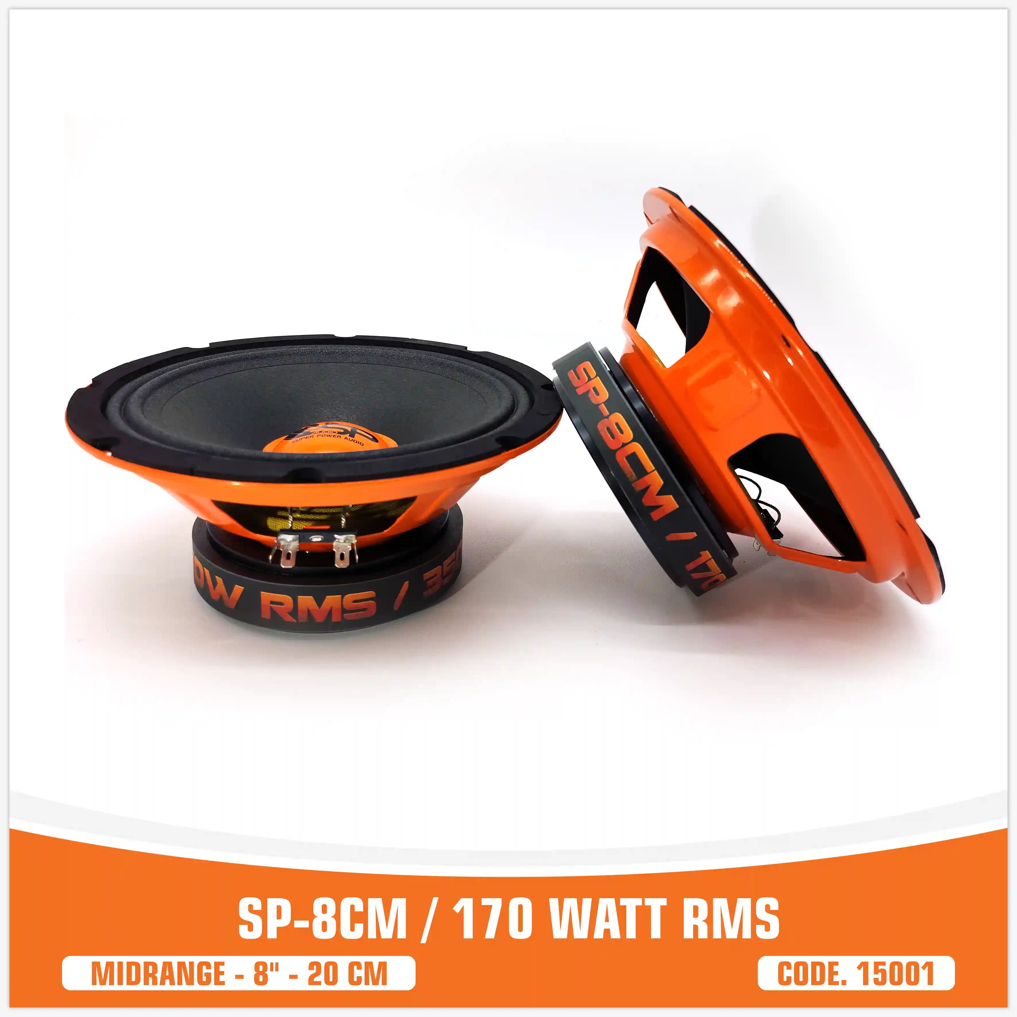 SP 8CM MIDRANGE IL PIù VENDUTO 8"/20CM 150W RMS (PREZZO COPPIA)