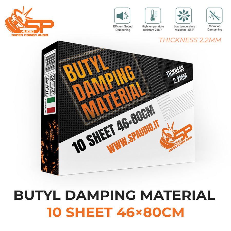 BUTYL MATERIAL 10 SHEET NEW - THICKNESS 2.2mm