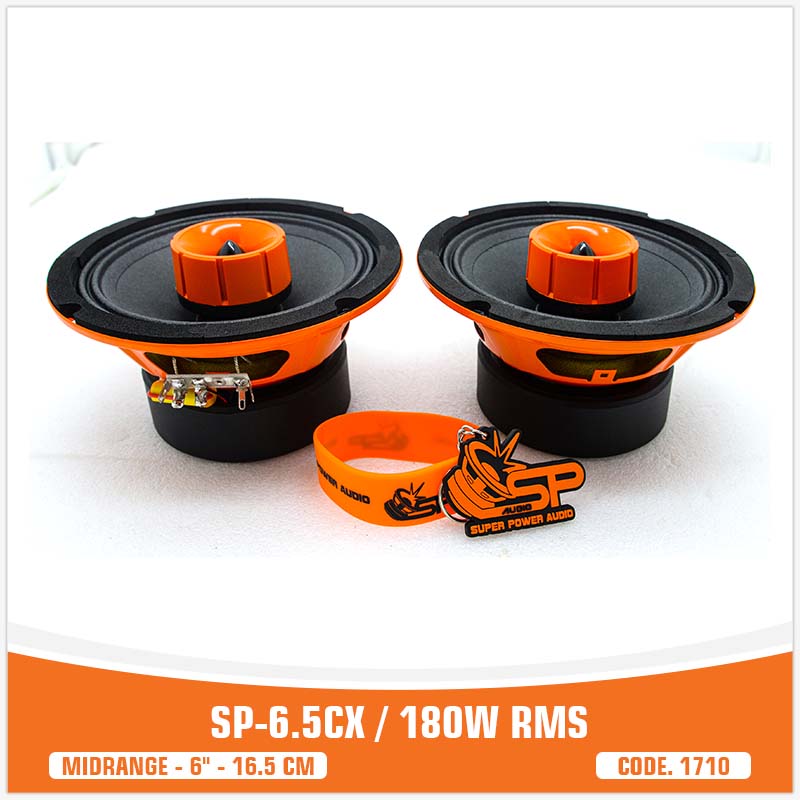 SP 6.5CM MEDIO "MÁS VENDIO" 6,5"/16,5CM 100W RMS (PRECIO POR PAR)