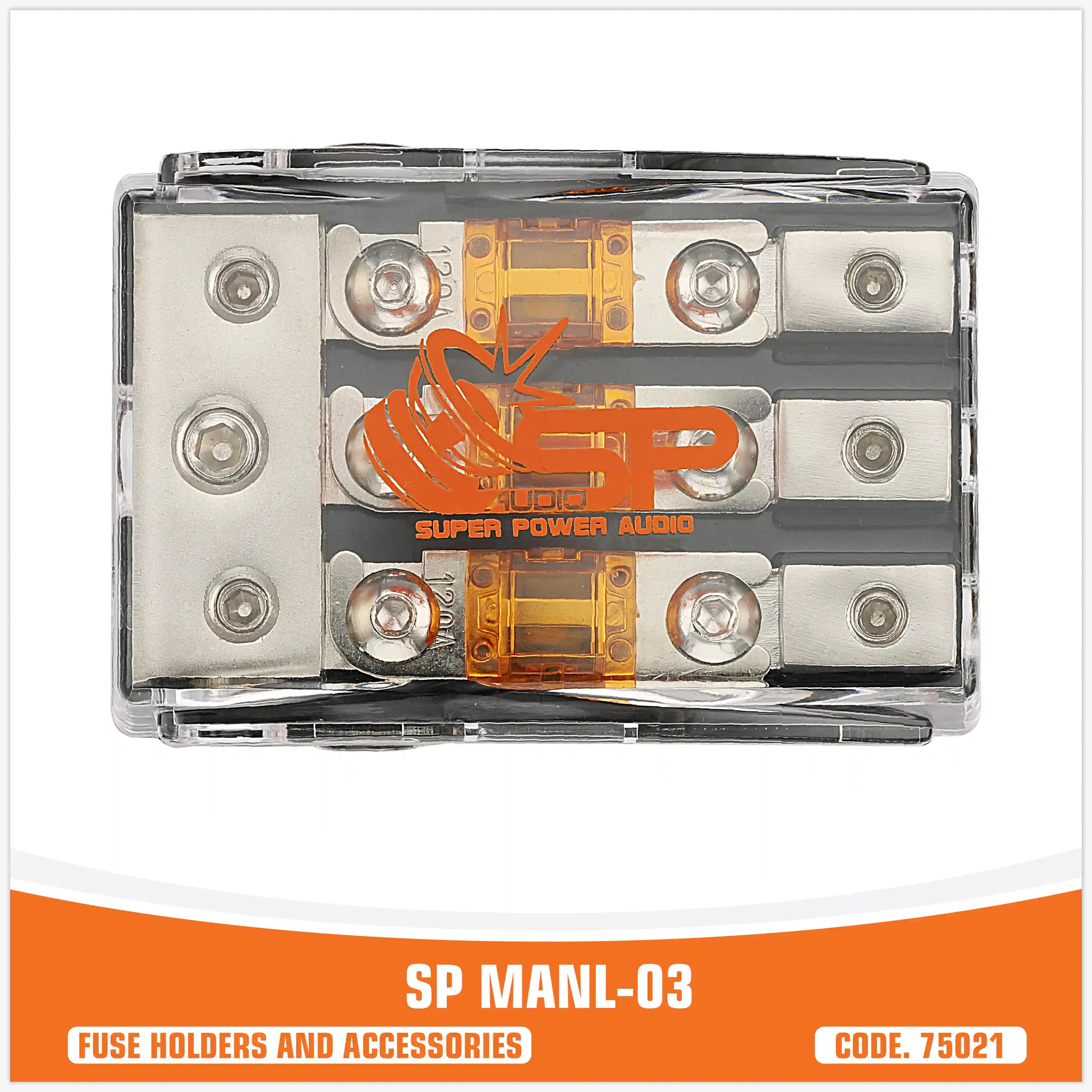 SP MAN 03 PORTAFUSIBILE 1X0 GA+2X4 GA IN+3X8 GA OUT            (PREZZO SINGOLO)