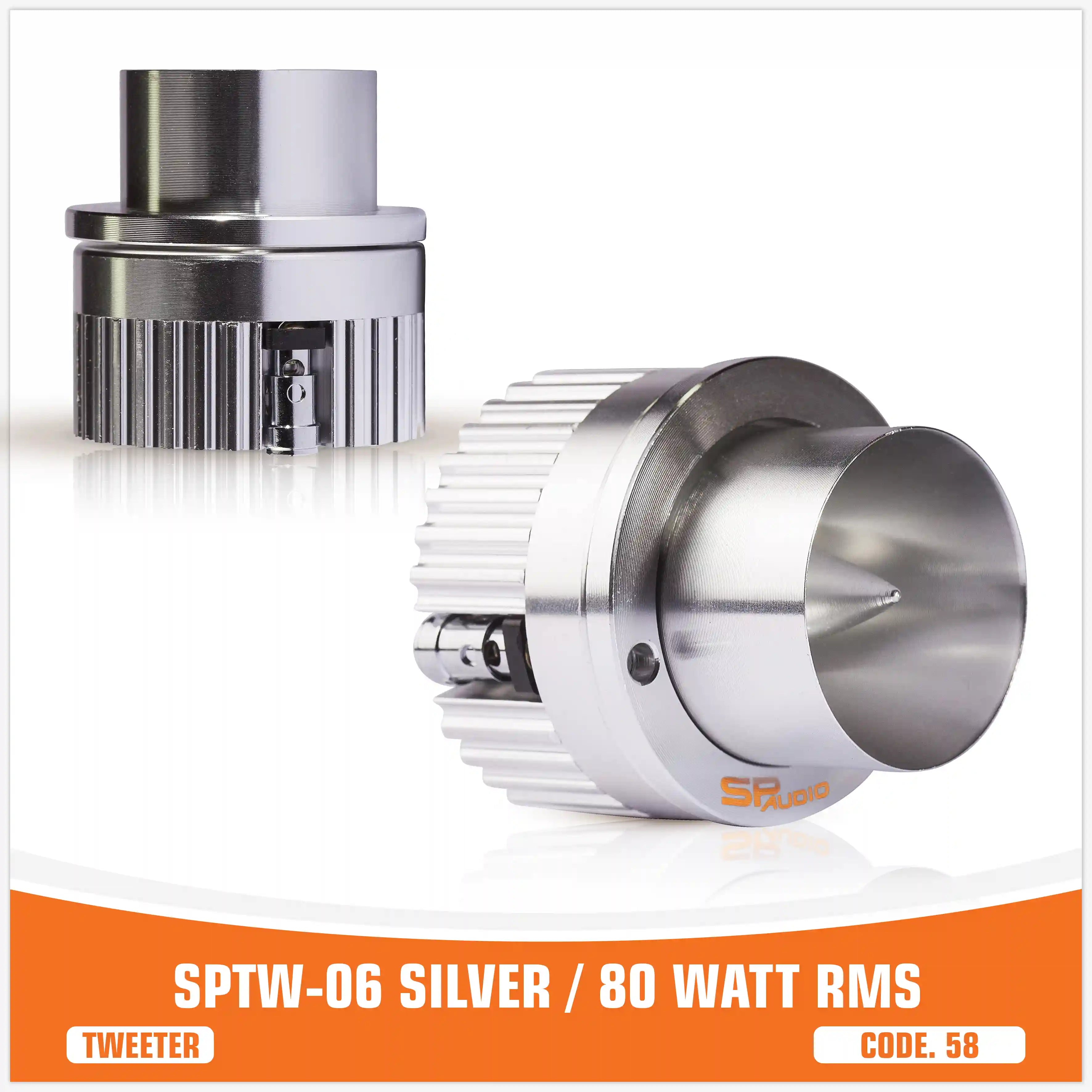 SP TW 06 SILVER TWEETER BULLET 80W RMS (PREZZO SINGOLO)