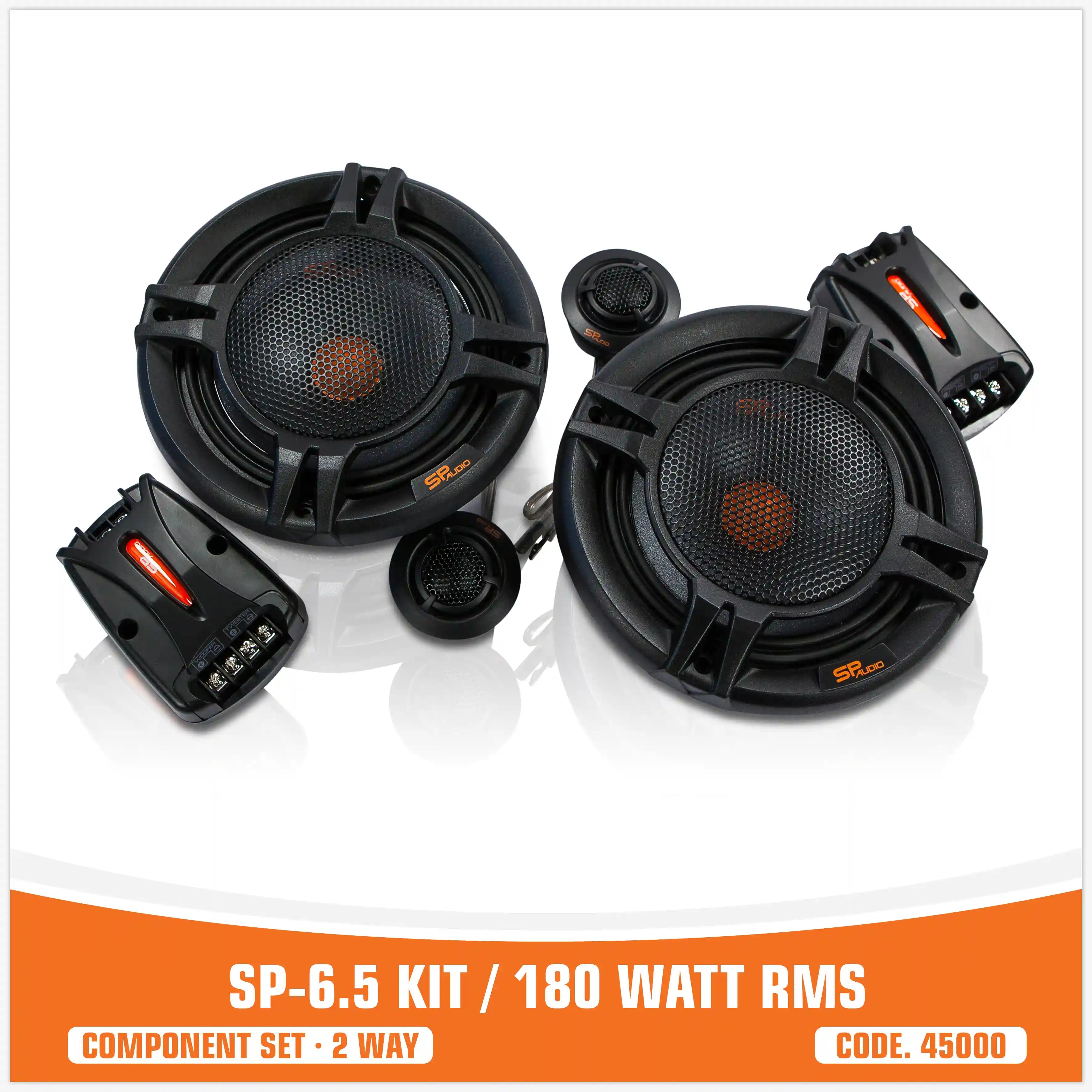 SP 6.5KIT 2 VIE 2 WOOFER +2 TW+2 CROSS 180W RMS (PREZZO KIT)