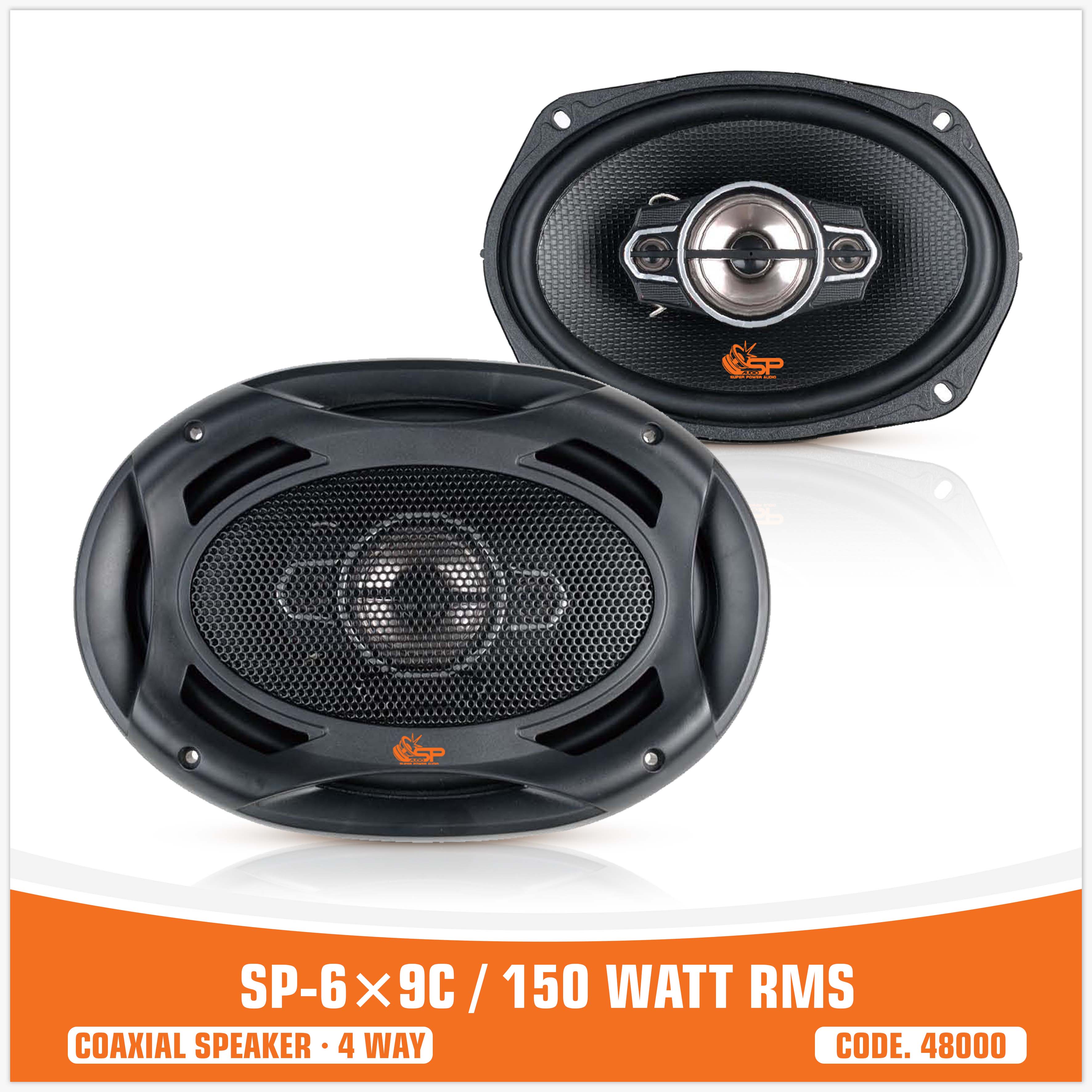  SP 6X9C COAXIAL SPEAKERS 6X9"/16X22CM (PRECIO POR PAR)