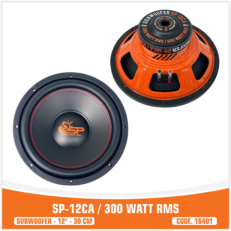 SP 12CA ENTRY LEVEL SUBWOOFER 12"/30CM 300W RMS (UNIT PRICE)