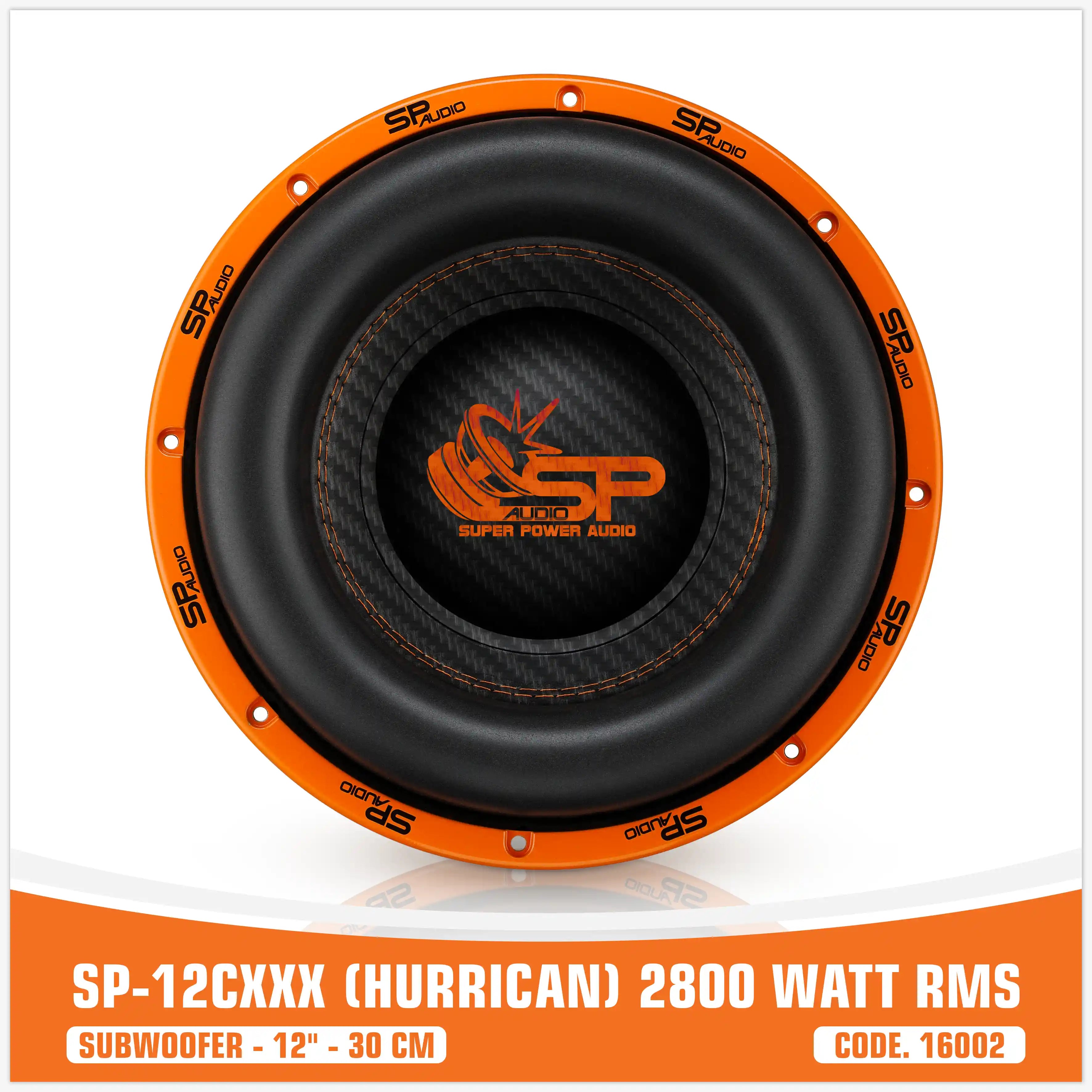 SP 12CXXX SUBWOOFER 12"/30CM 2800WATT RMS (PREZZO UNITARIO)