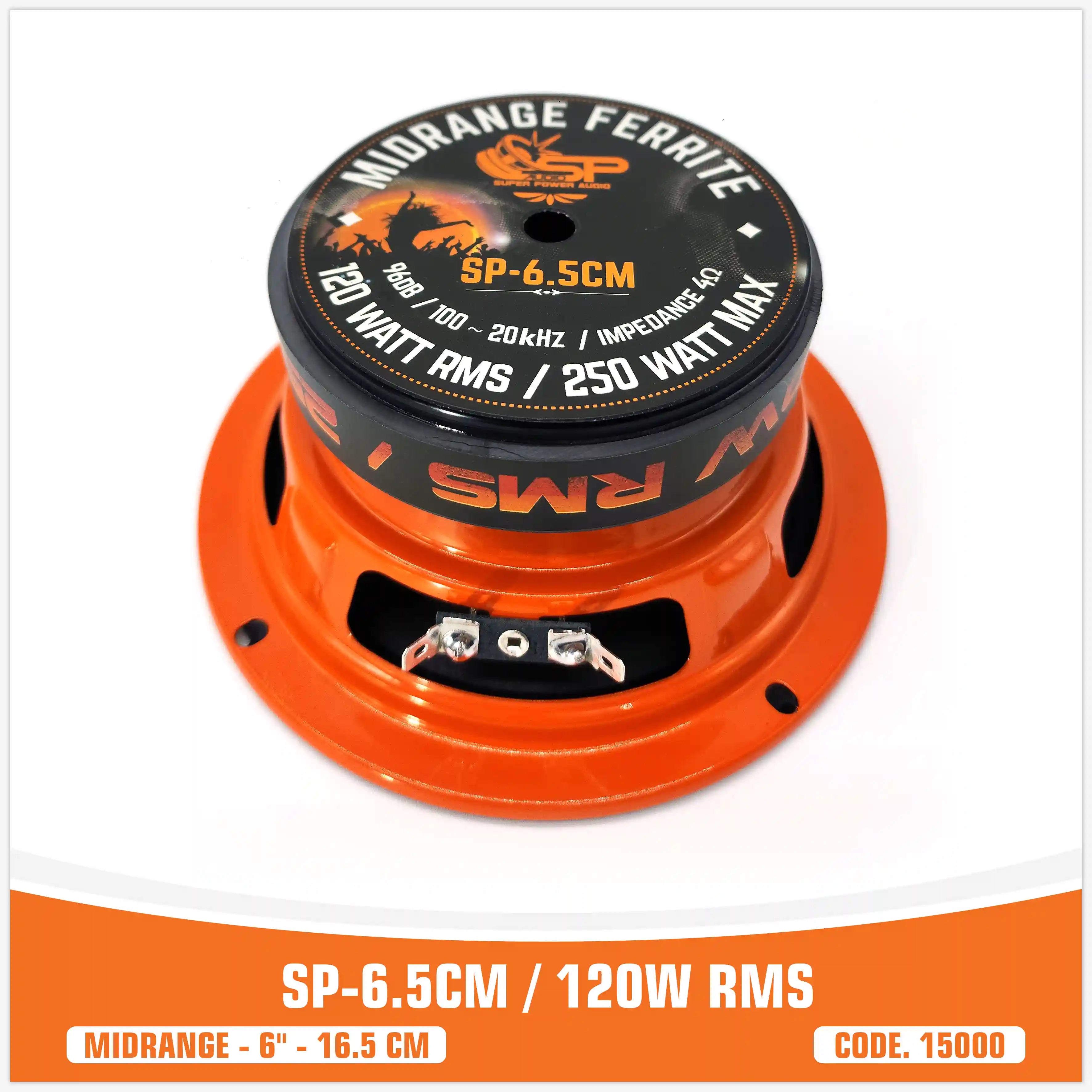 SP ALTOPARLANTE MIDRANGE 6,5CM BEST SELLER 6,5"/16,5CM 120W RMS (PREZZO PER COPPIA)