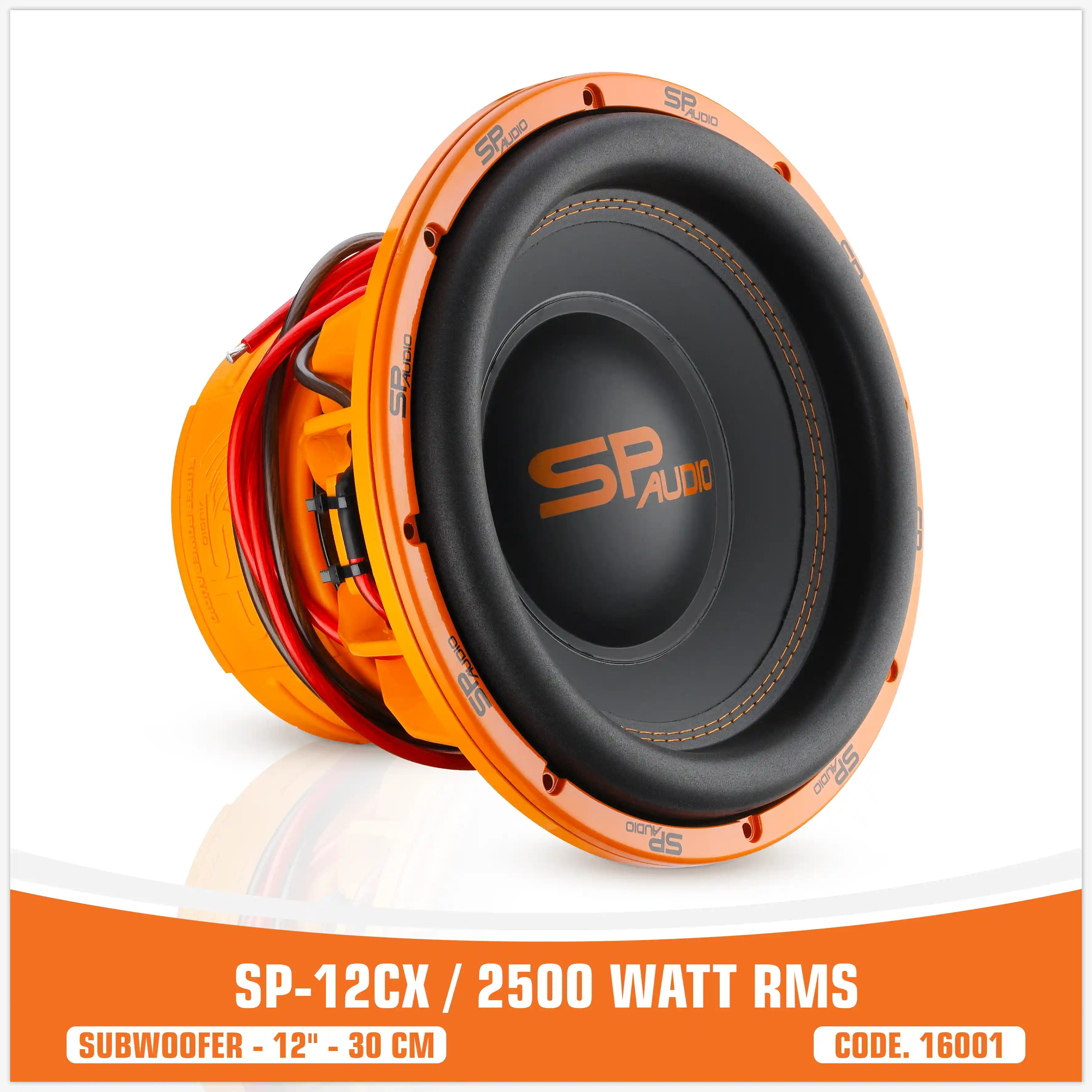 SP 12CX SUBWOOFER 12"/30CM 2500WATT RMS (PREZZO SINGOLO)