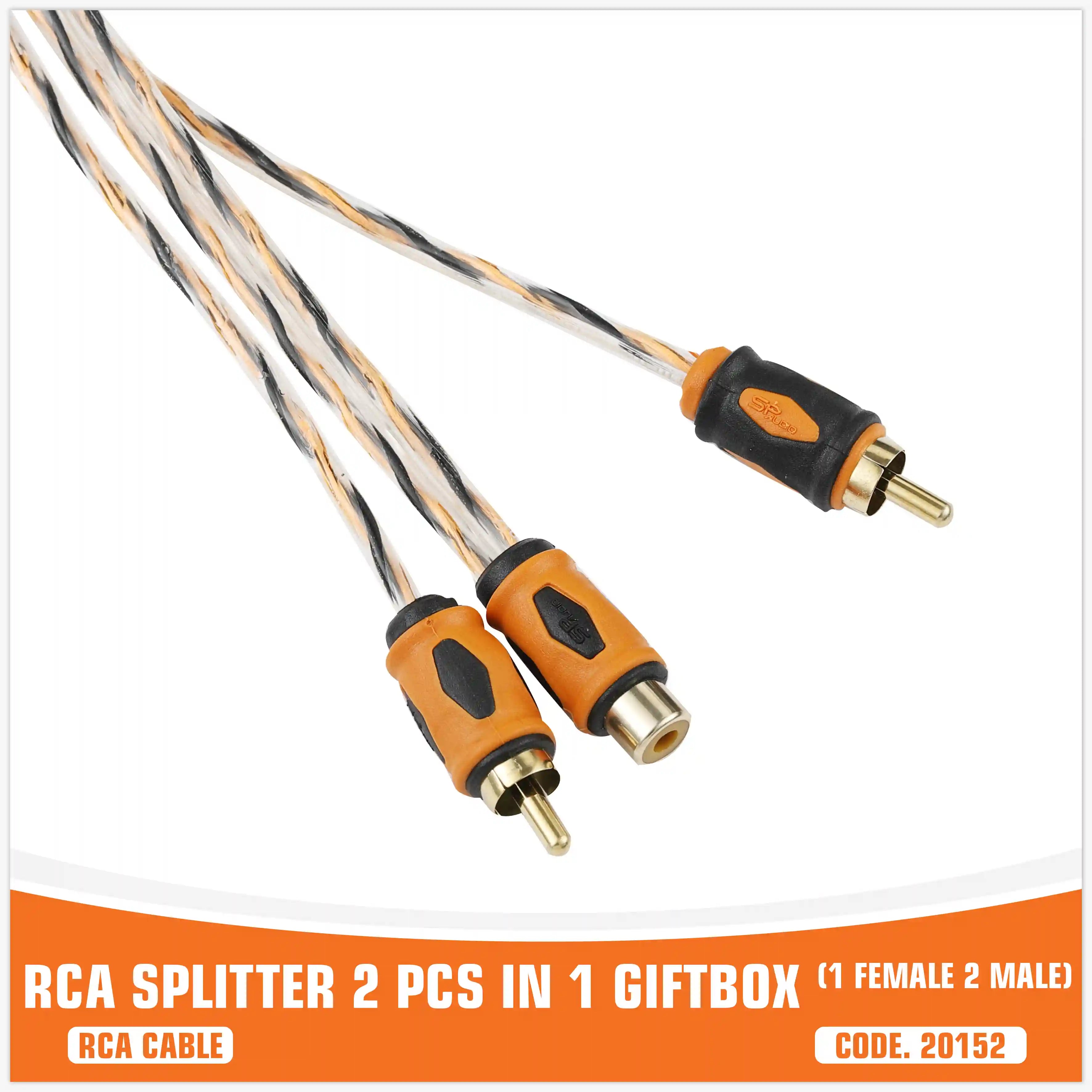 SP Y-CABLE (1F2M) CAVO RCA PER SDOPPIARE (PREZZO UNITARIO)