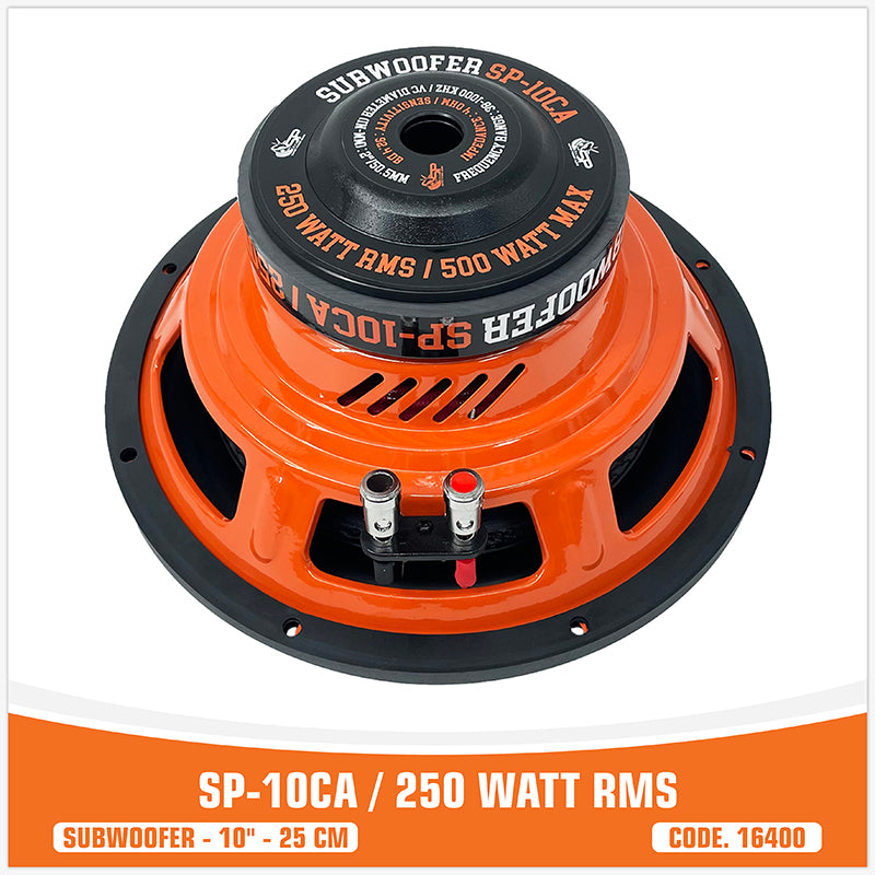 SP 10CA ENTRY LEVEL SUBWOOFER 10"/25CM 250W RMS (UNIT PRICE)